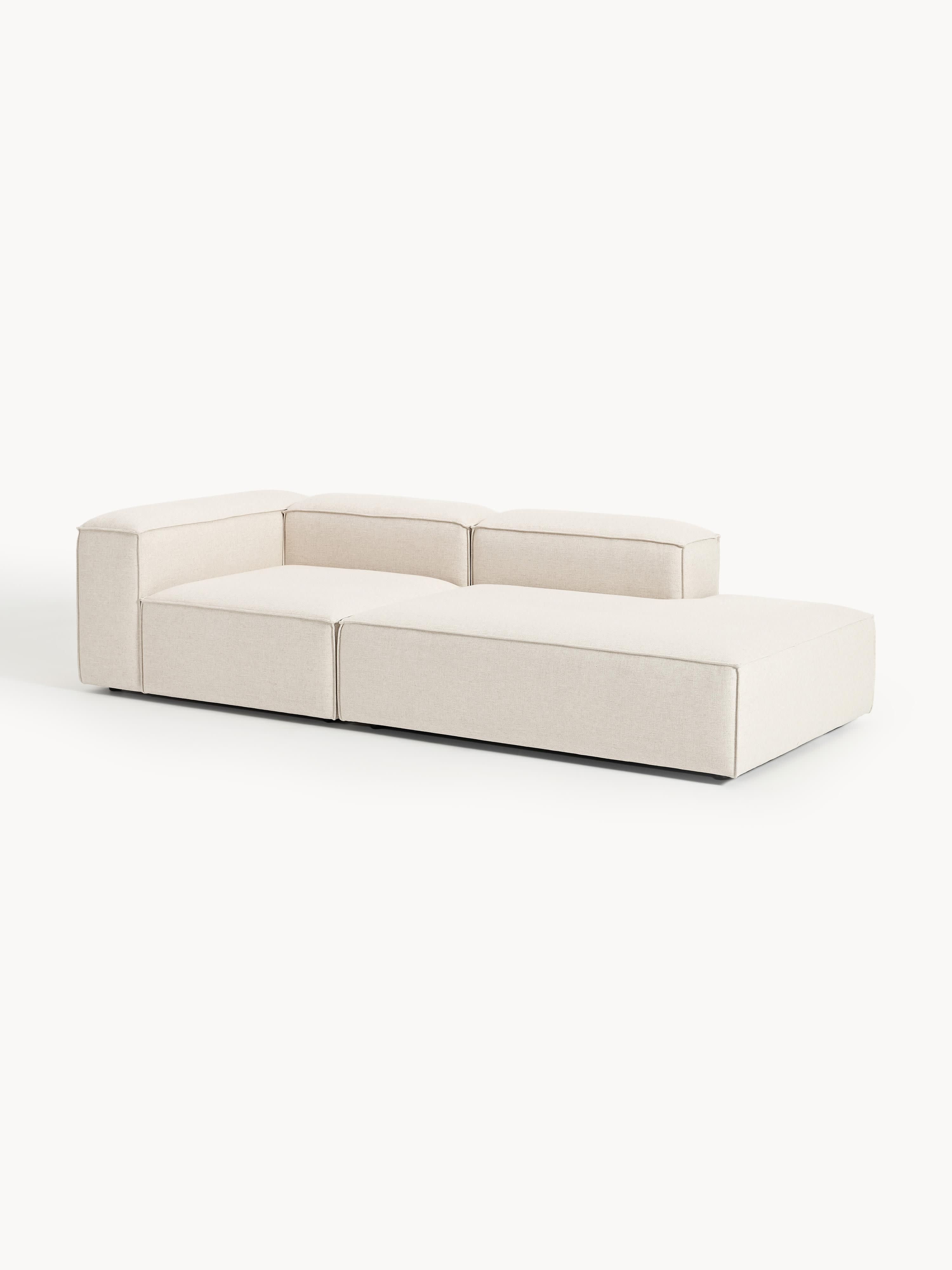 Lennon Linen Blend Modular Ottoman