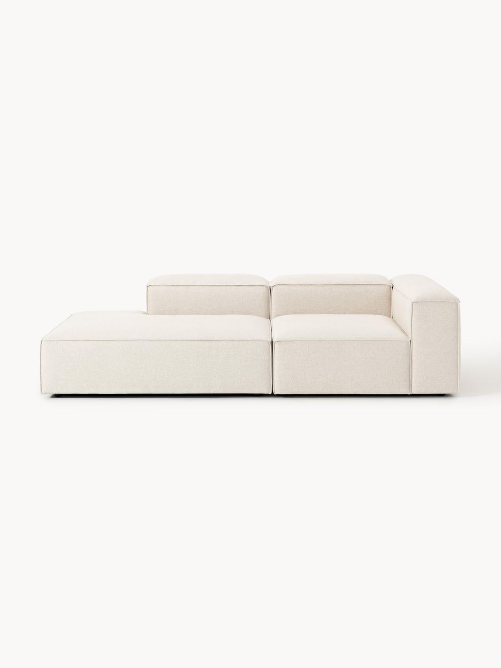 Lennon Linen Blend Modular Ottoman