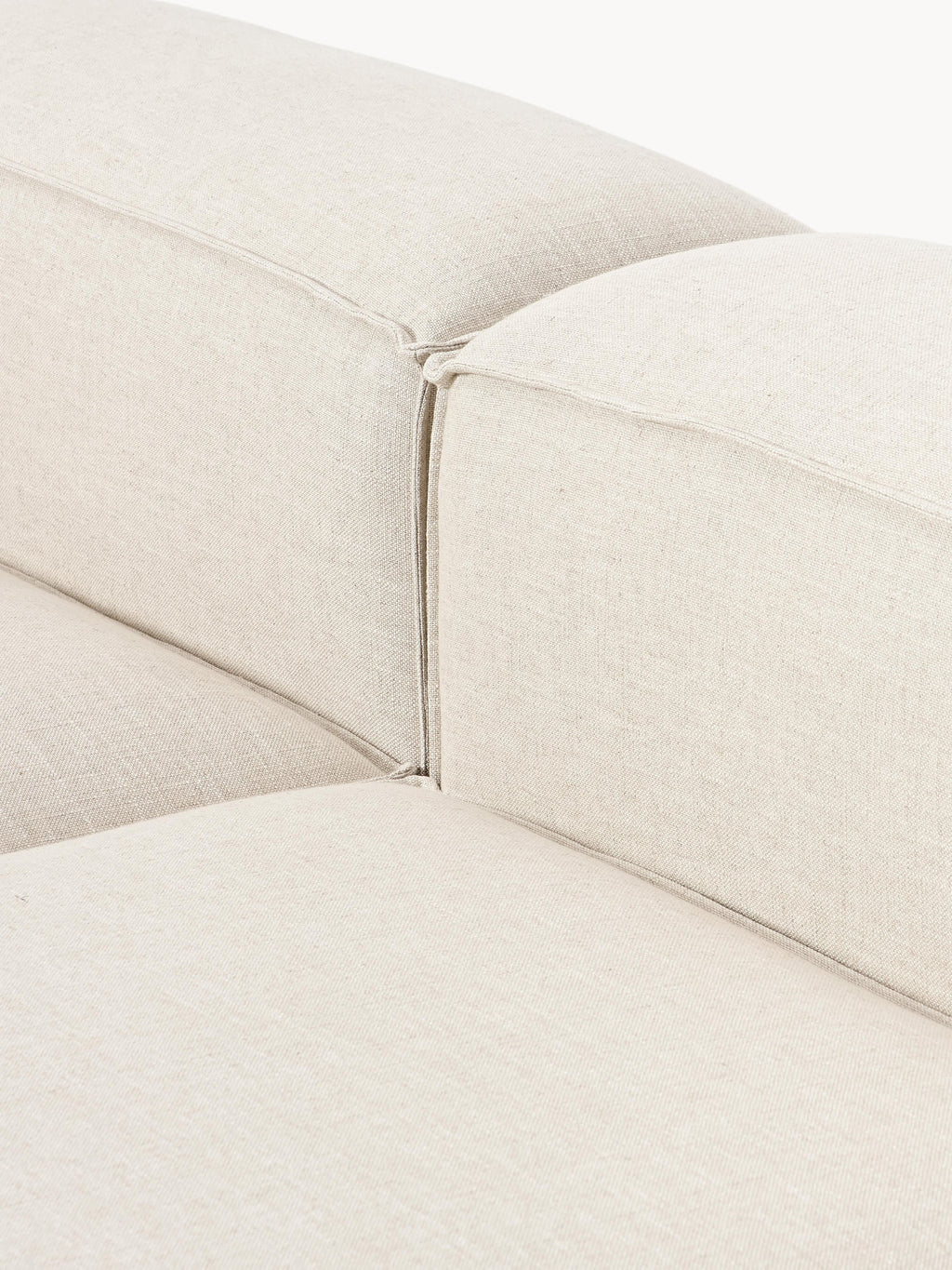 Lennon Linen Blend Modular Ottoman