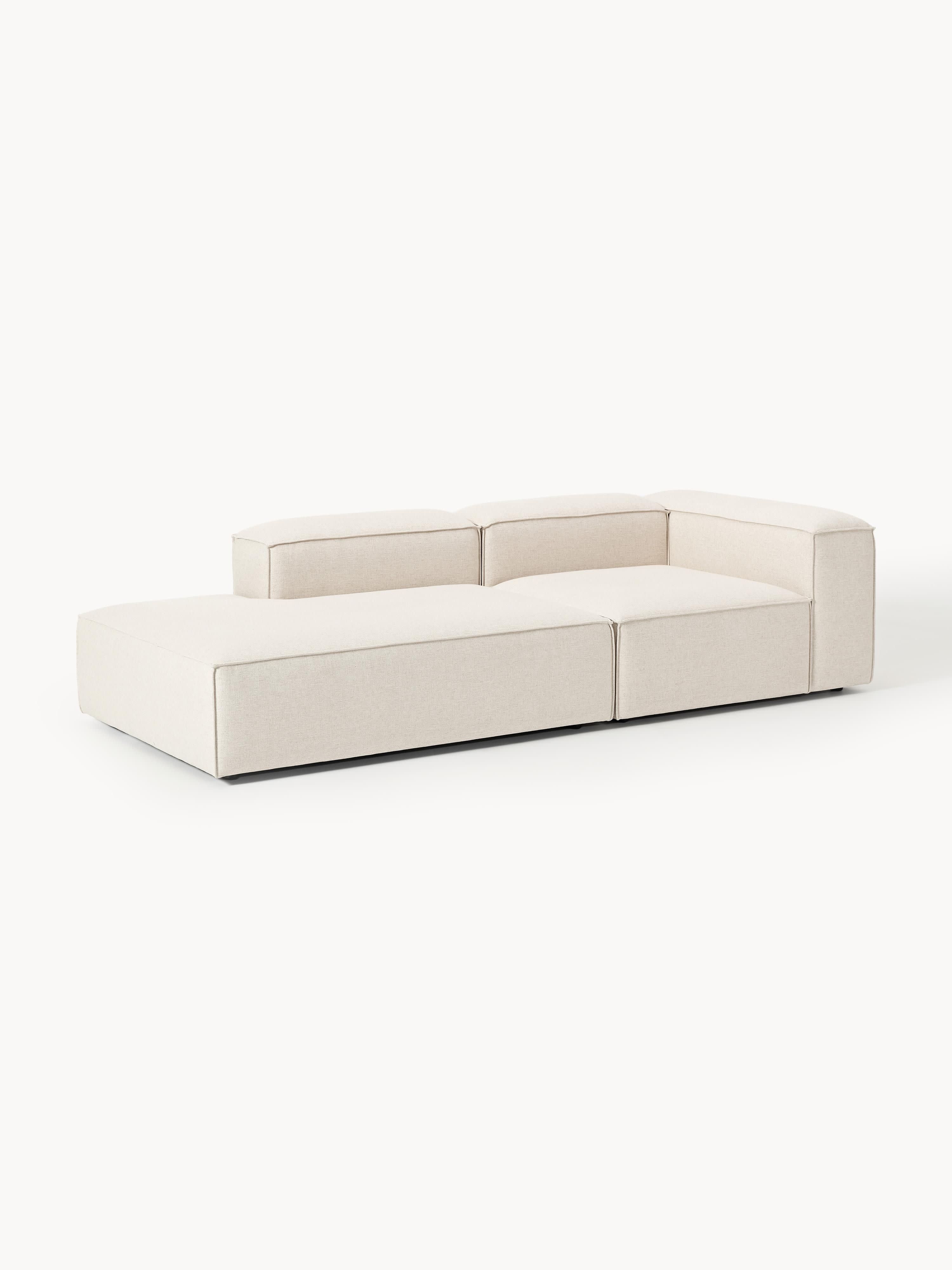 Lennon Linen Blend Modular Ottoman
