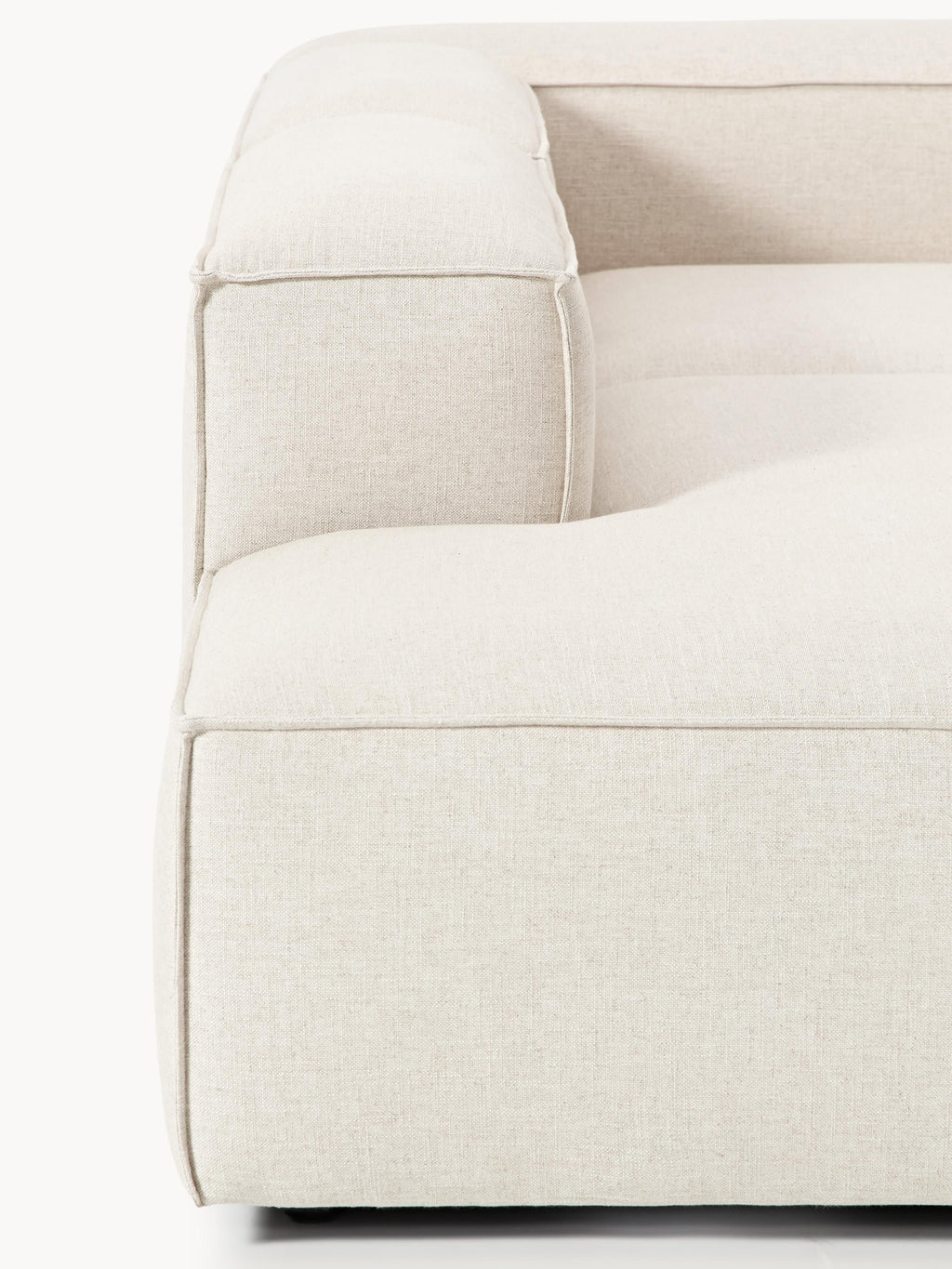 Lennon Linen Blend Modular Ottoman