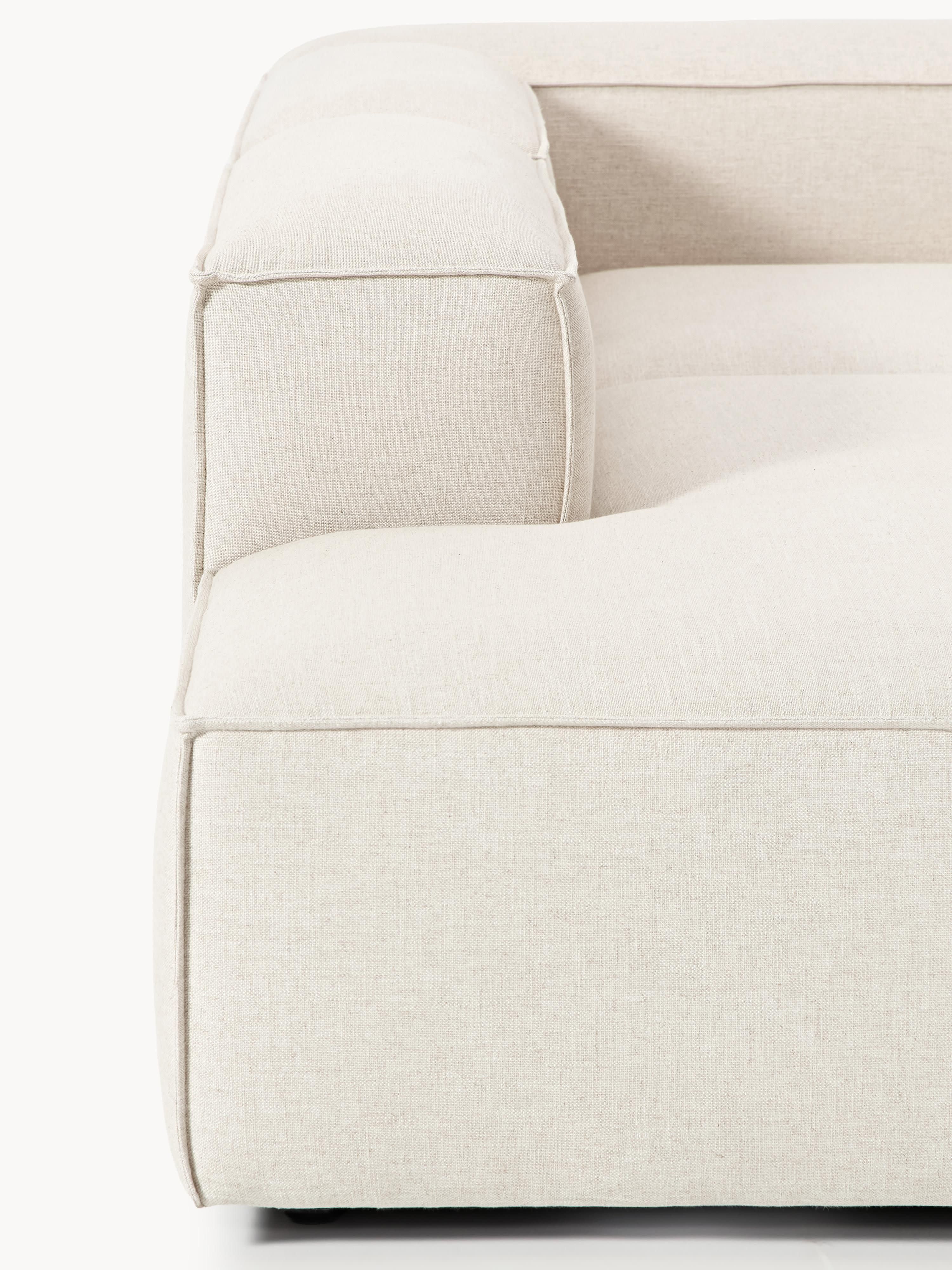 Lennon Linen Blend Modular Ottoman