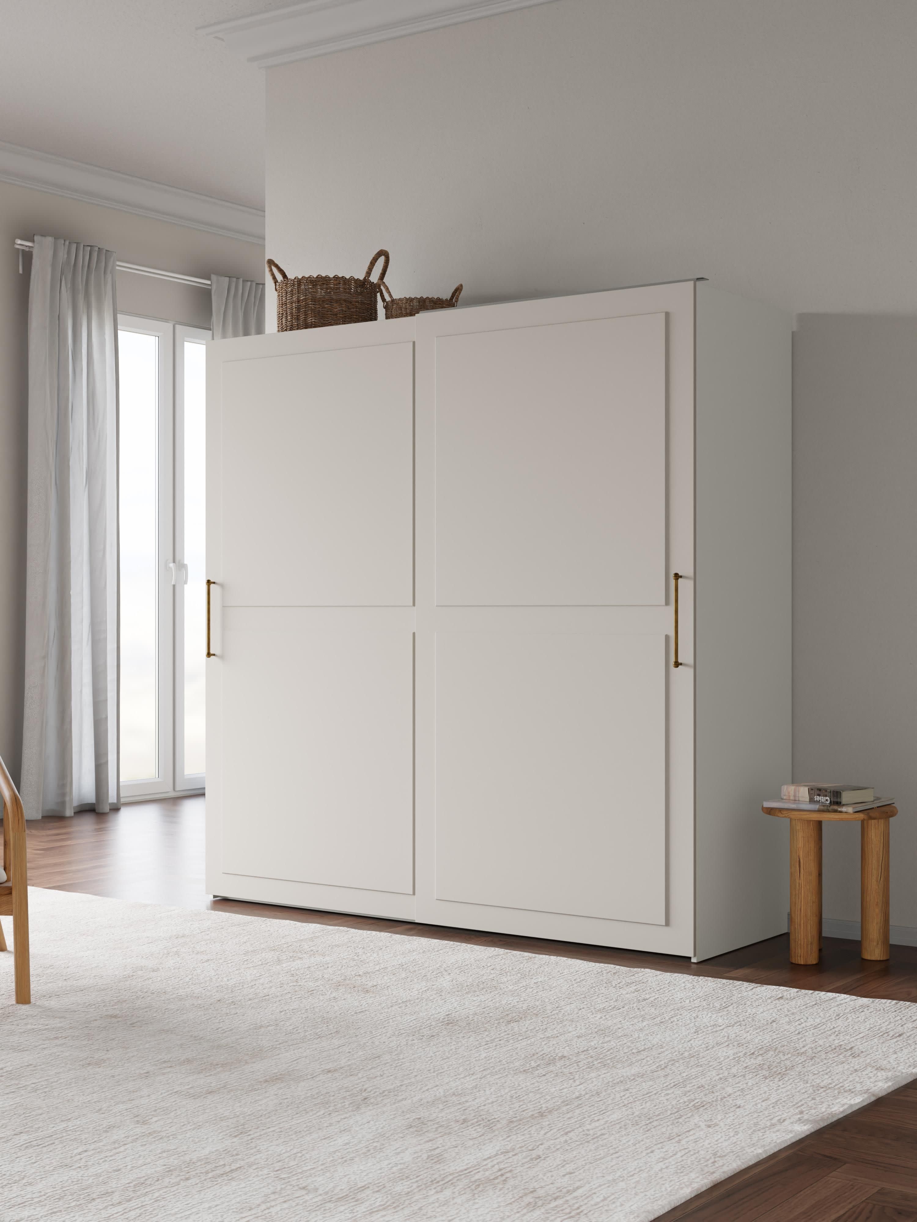 Charlotte Modular Sliding Door Wardrobe, 200 cm Wide, in various sizes