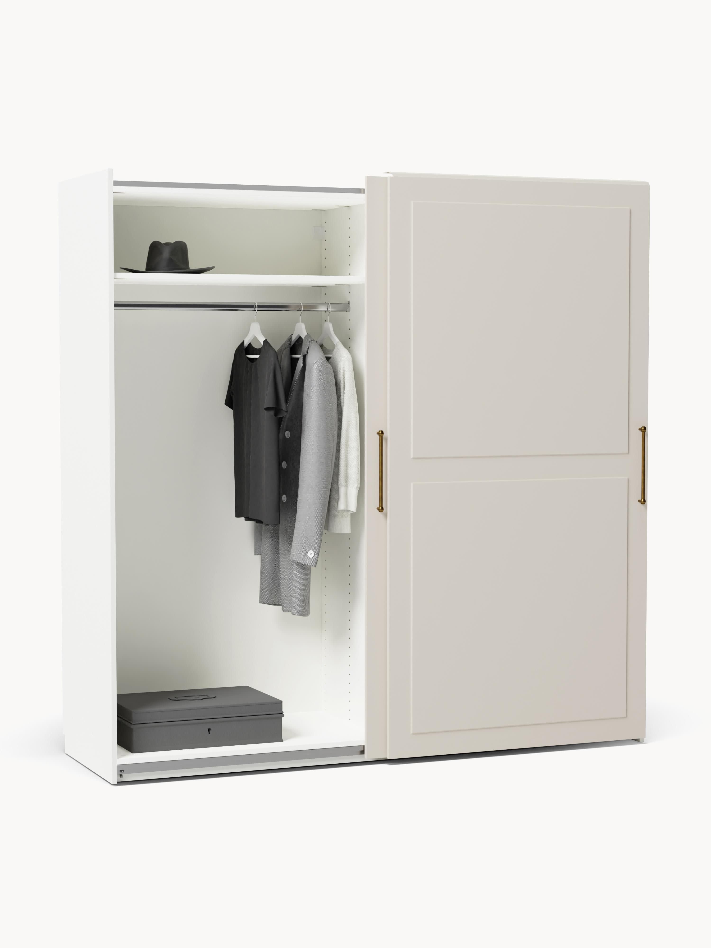 Charlotte Modular Sliding Door Wardrobe, 200 cm Wide, in various sizes