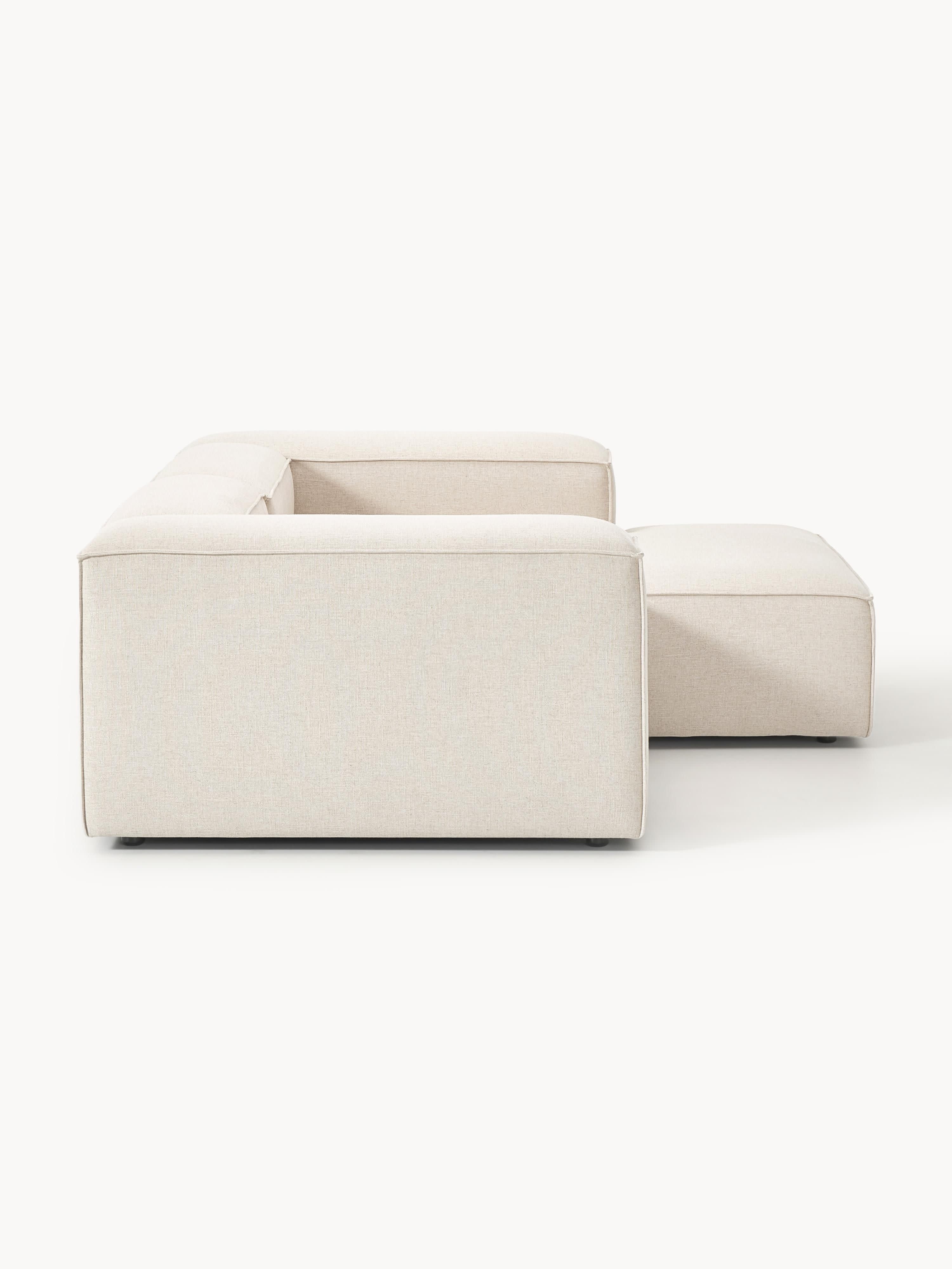 Lennon Linen Blend Modular Corner Sofa (3-seater)