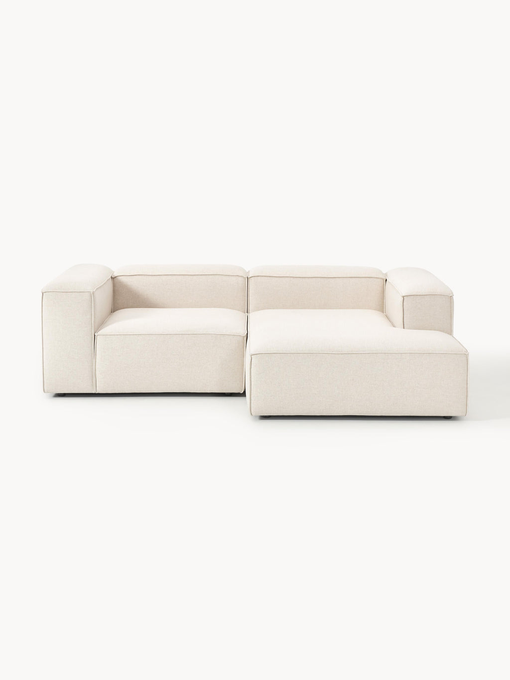 Lennon Linen Blend Modular Corner Sofa (3-seater)