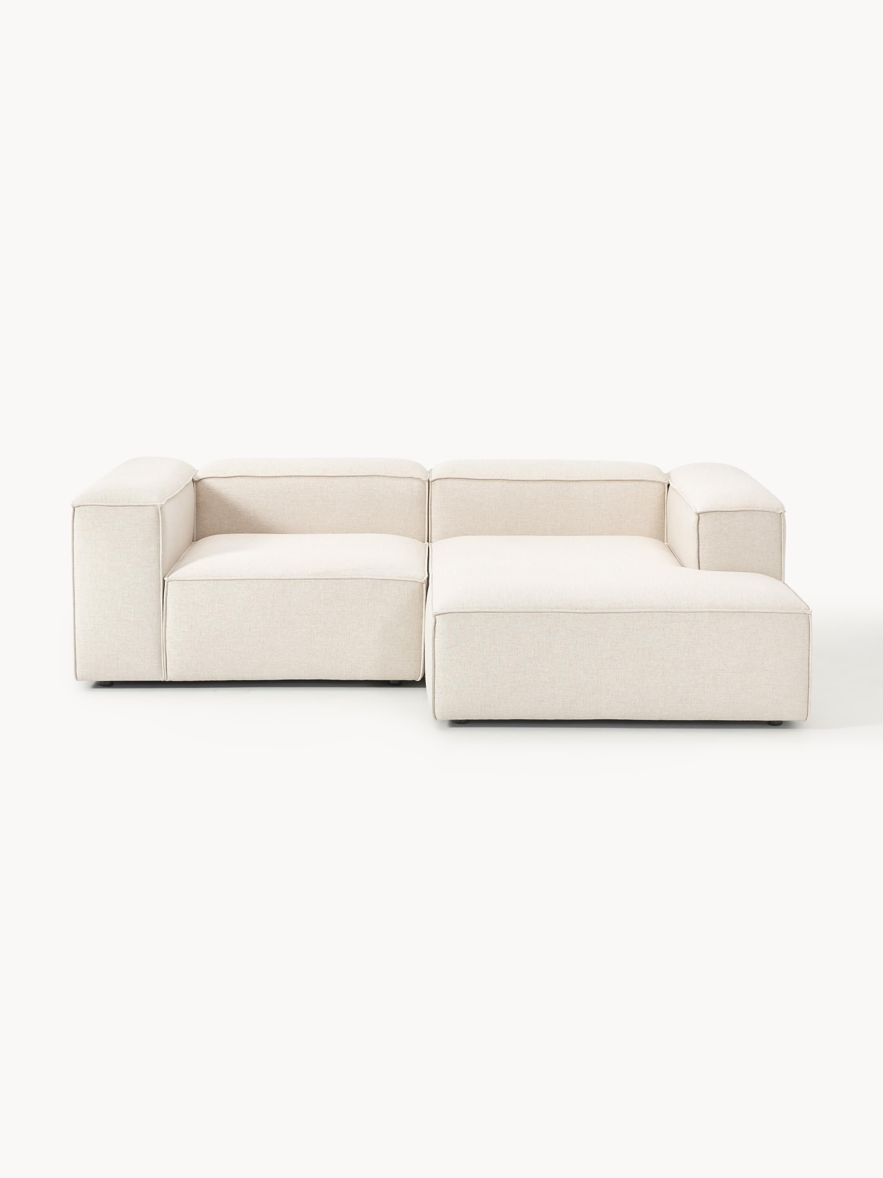 Lennon Linen Blend Modular Corner Sofa (3-seater)