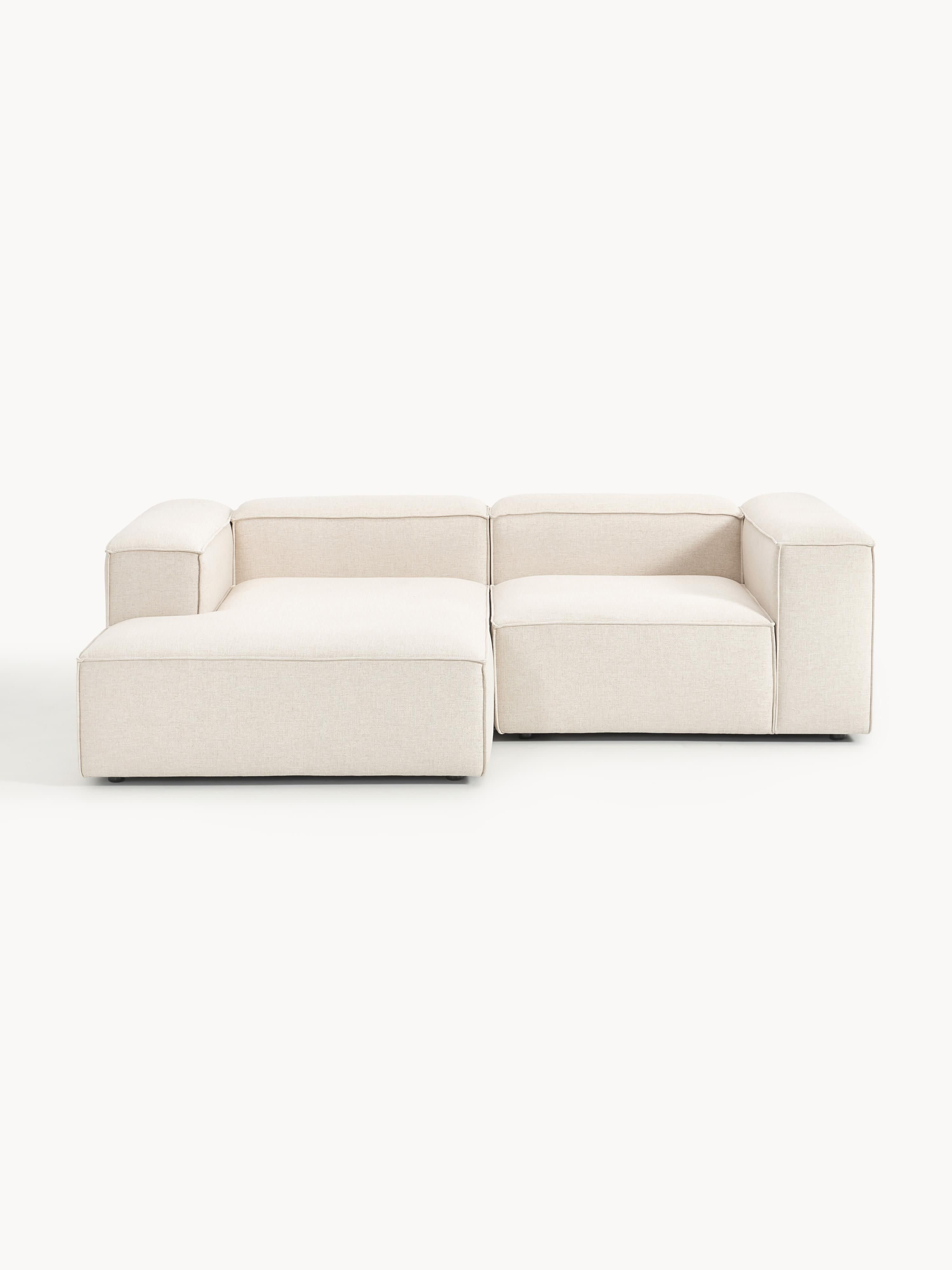 Lennon Linen Blend Modular Corner Sofa (3-seater)