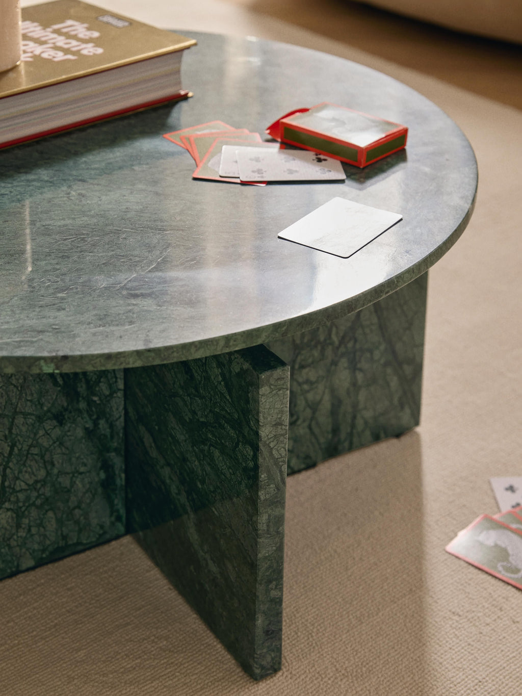 Marisa Round Marble Coffee Table