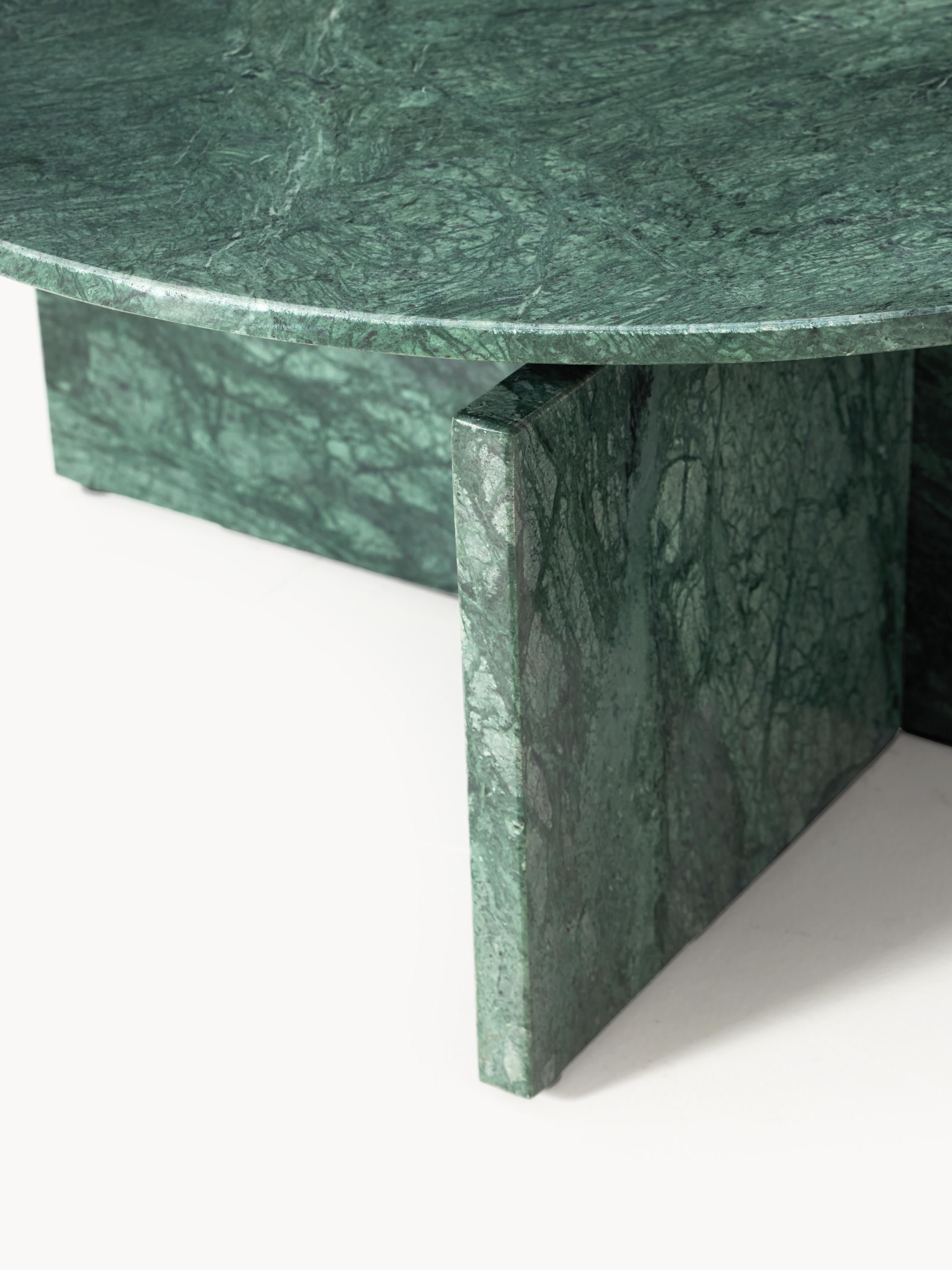 Marisa Round Marble Coffee Table