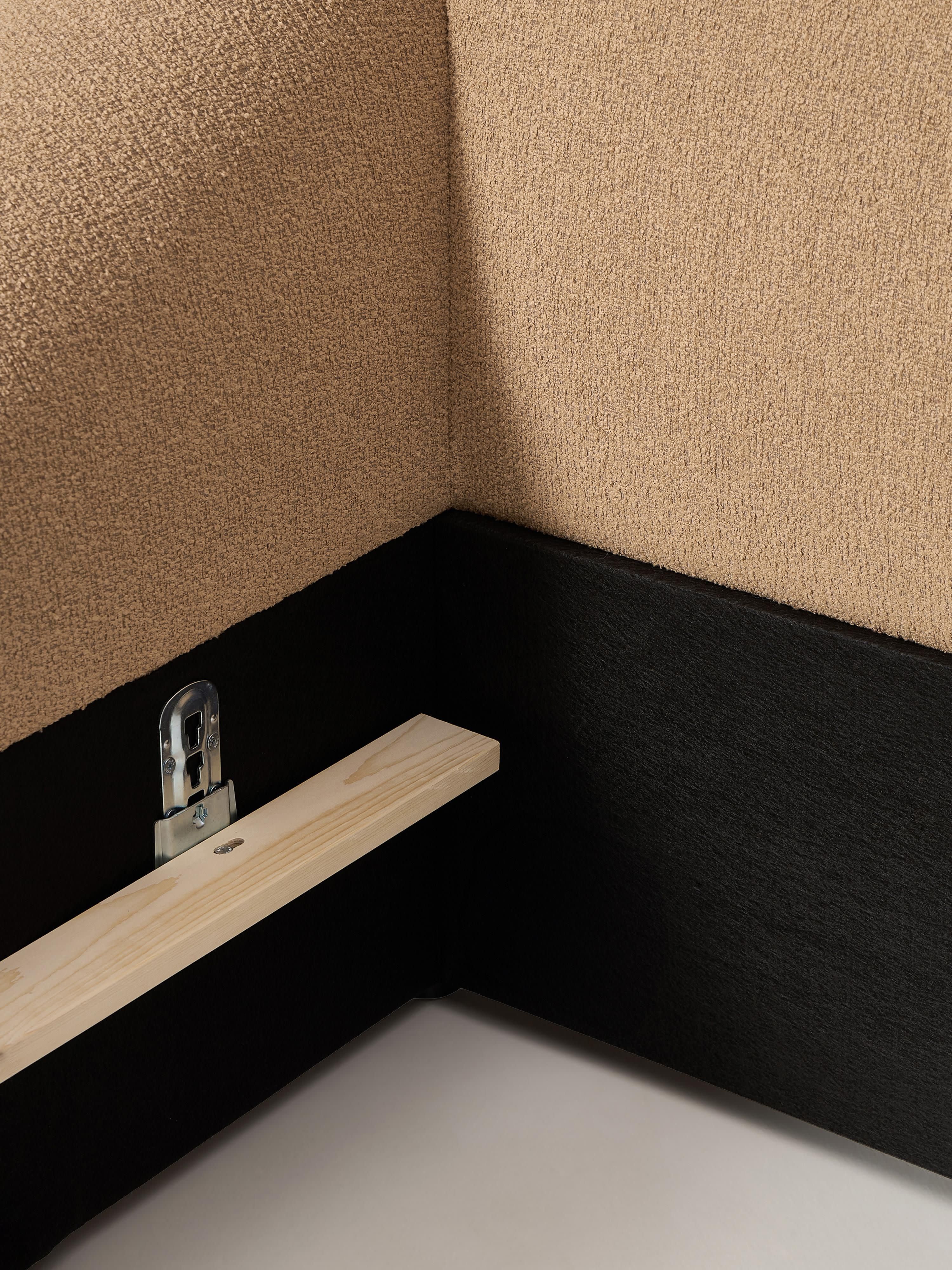 Sofia Upholstered Bouclé Bed