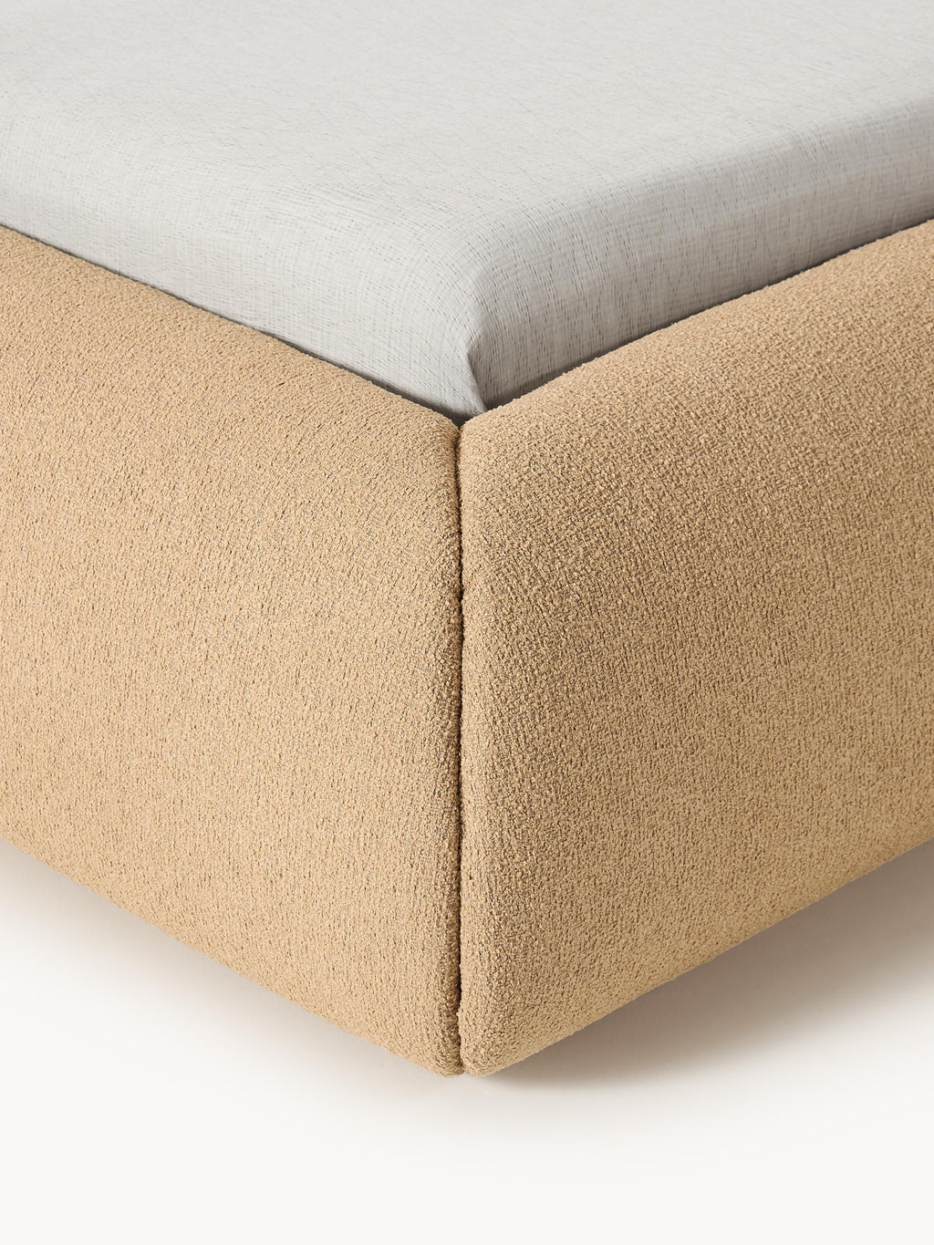 Sofia Upholstered Bouclé Bed