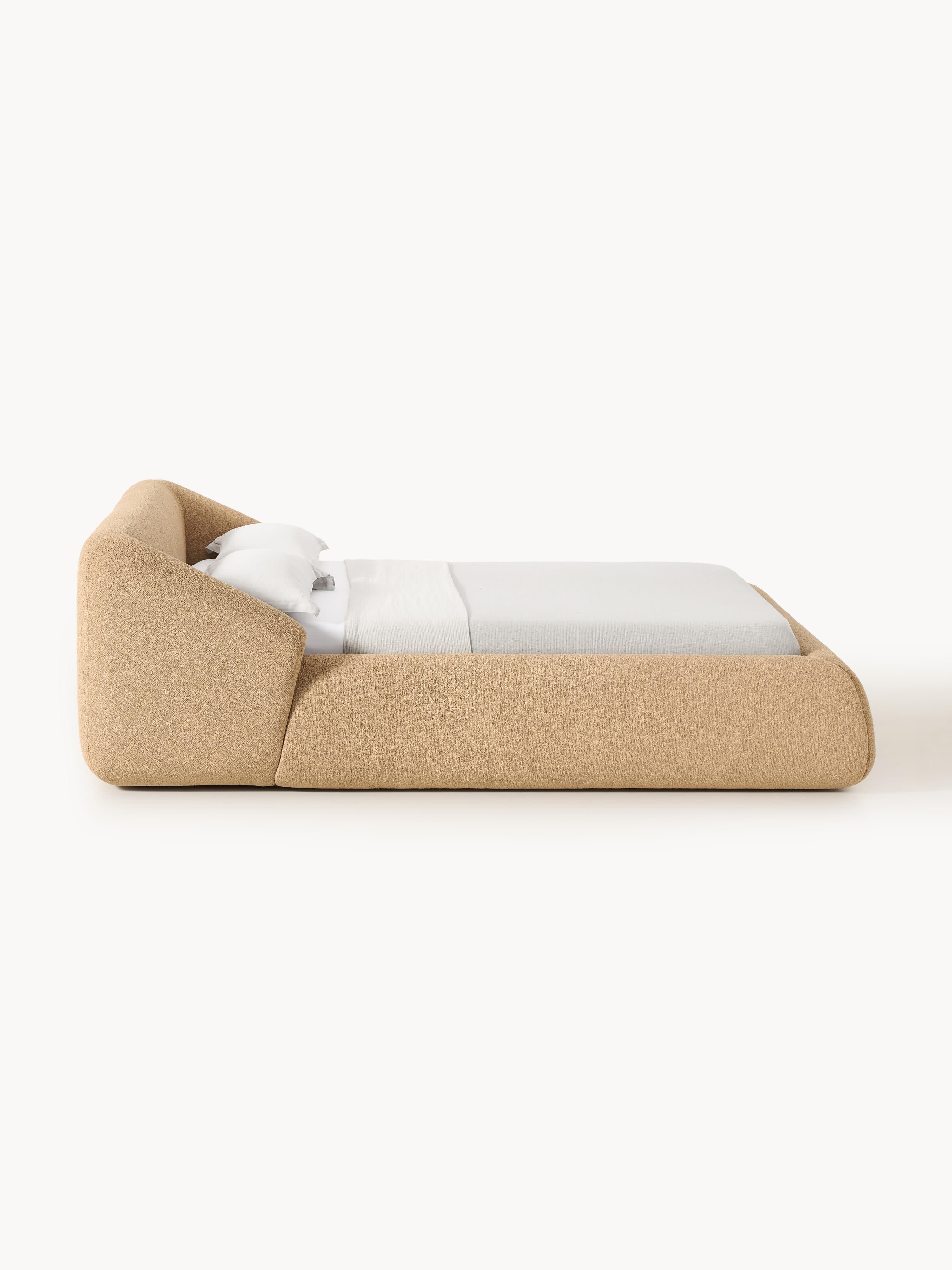 Sofia Upholstered Bouclé Bed