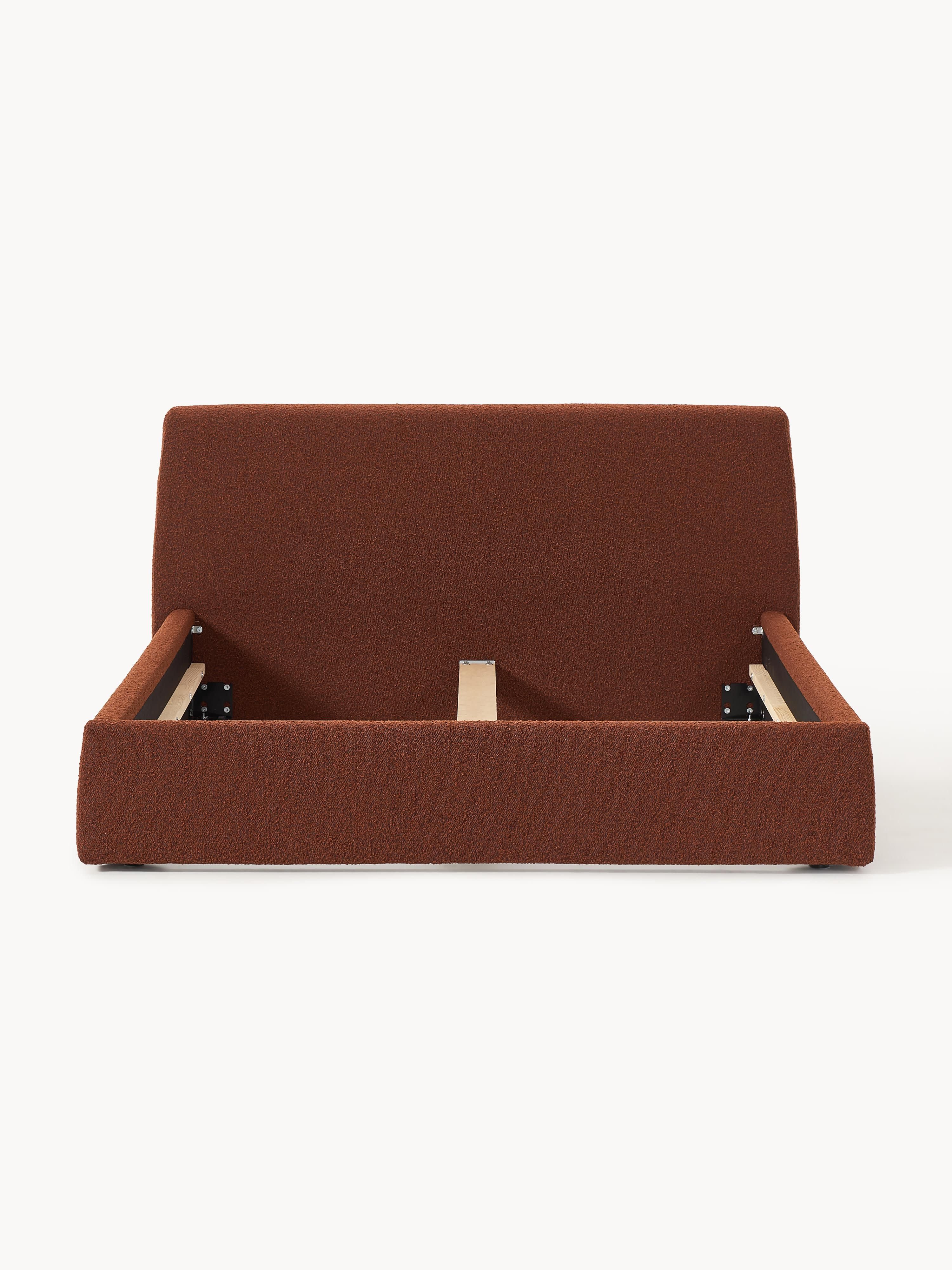 Cloud Upholstered Bouclé Bed