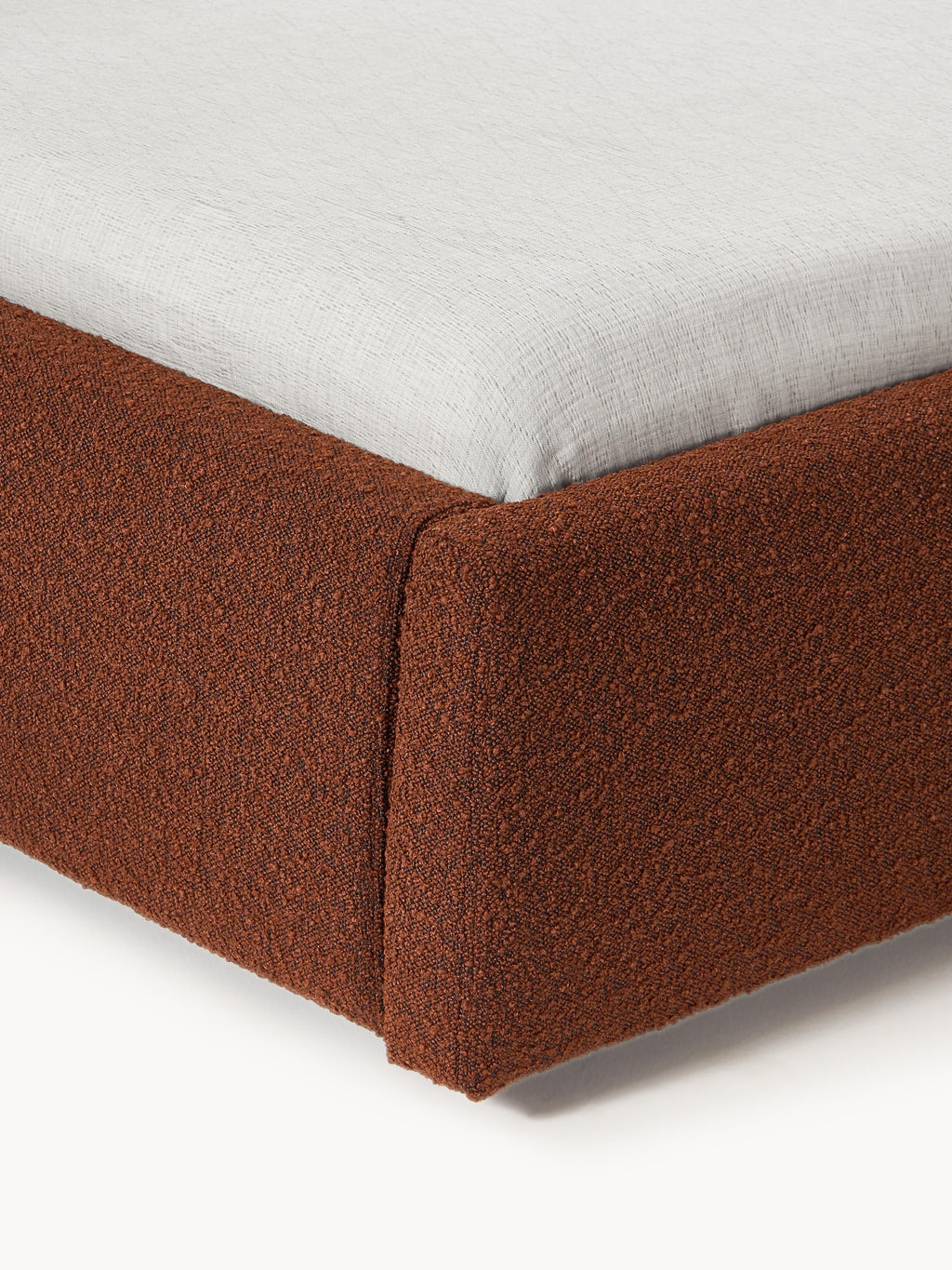 Cloud Upholstered Bouclé Bed