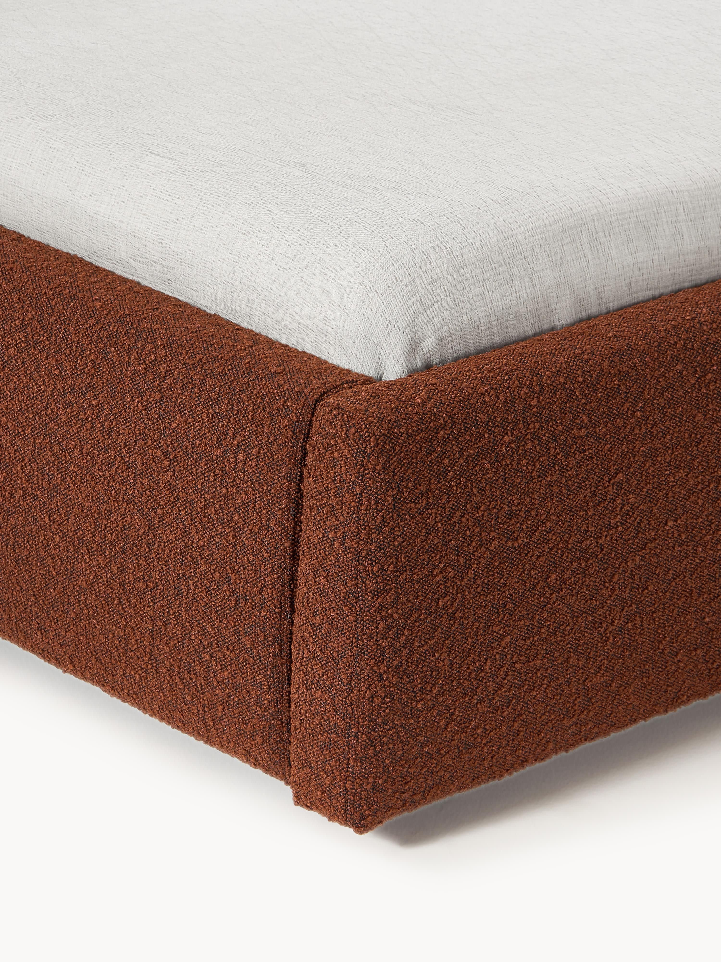 Cloud Upholstered Bouclé Bed