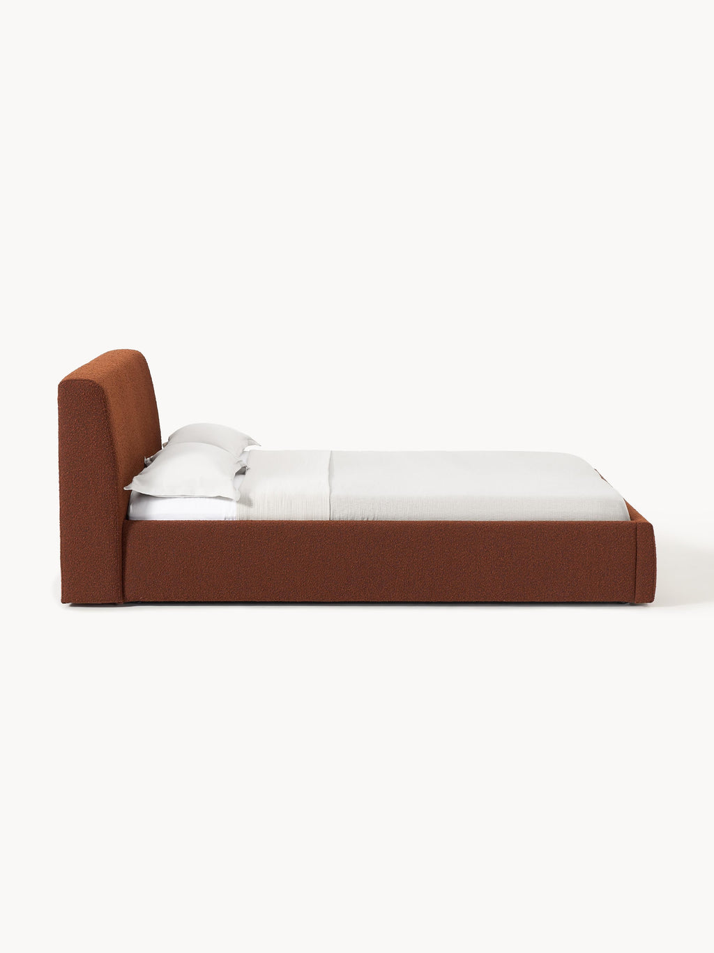 Cloud Upholstered Bouclé Bed