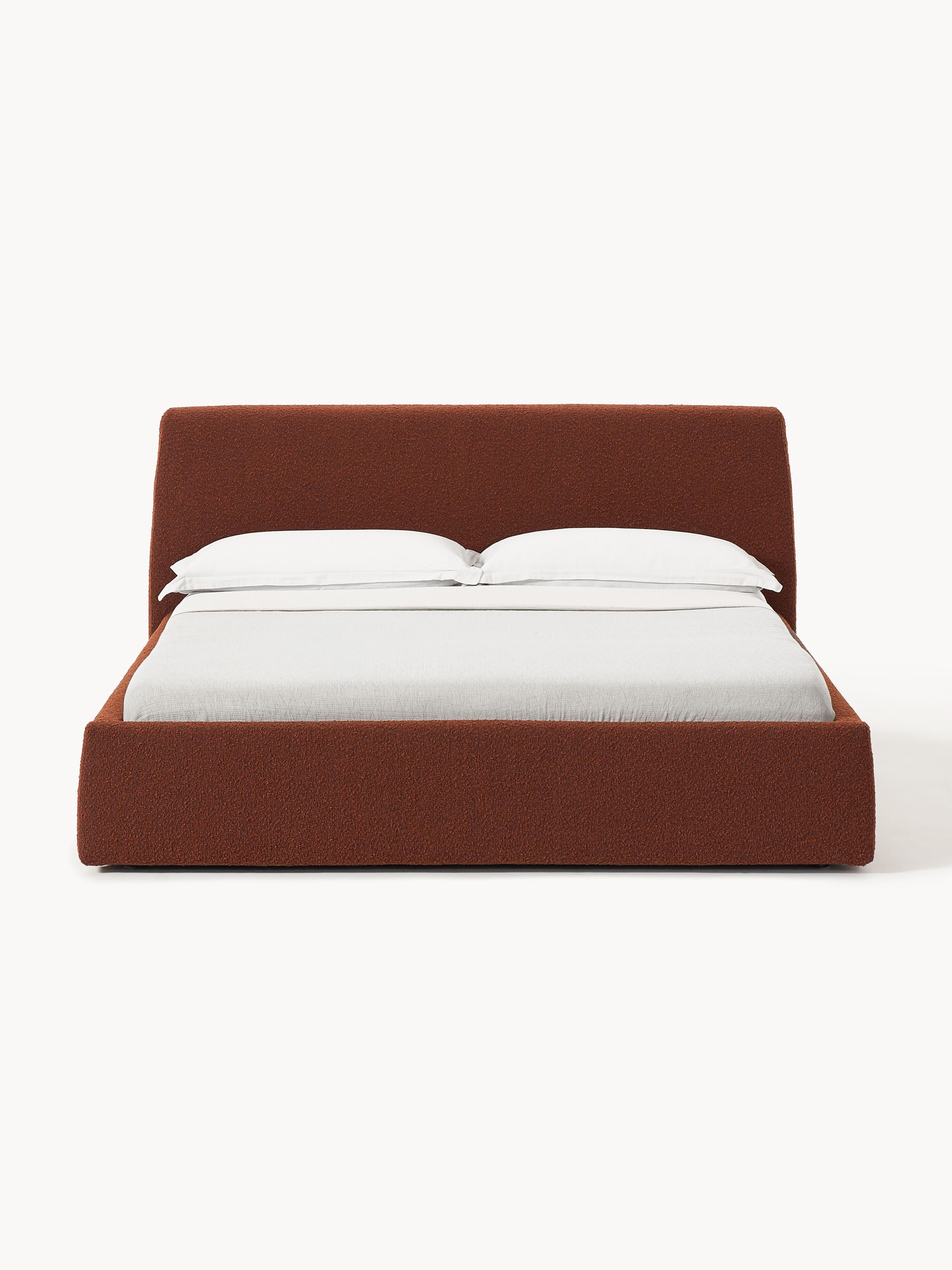 Cloud Upholstered Bouclé Bed