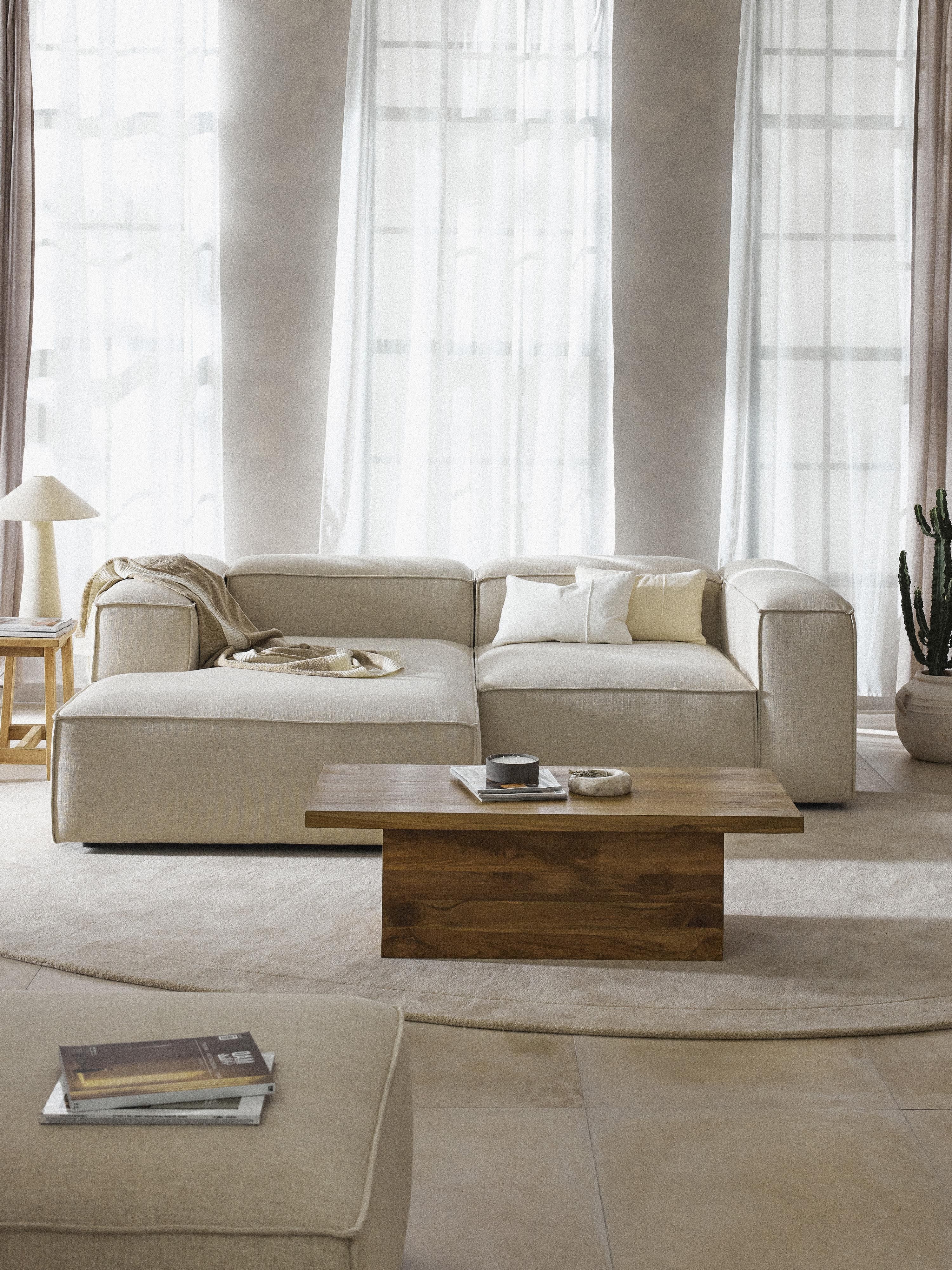 Lennon Linen Blend Corner Chaise Module