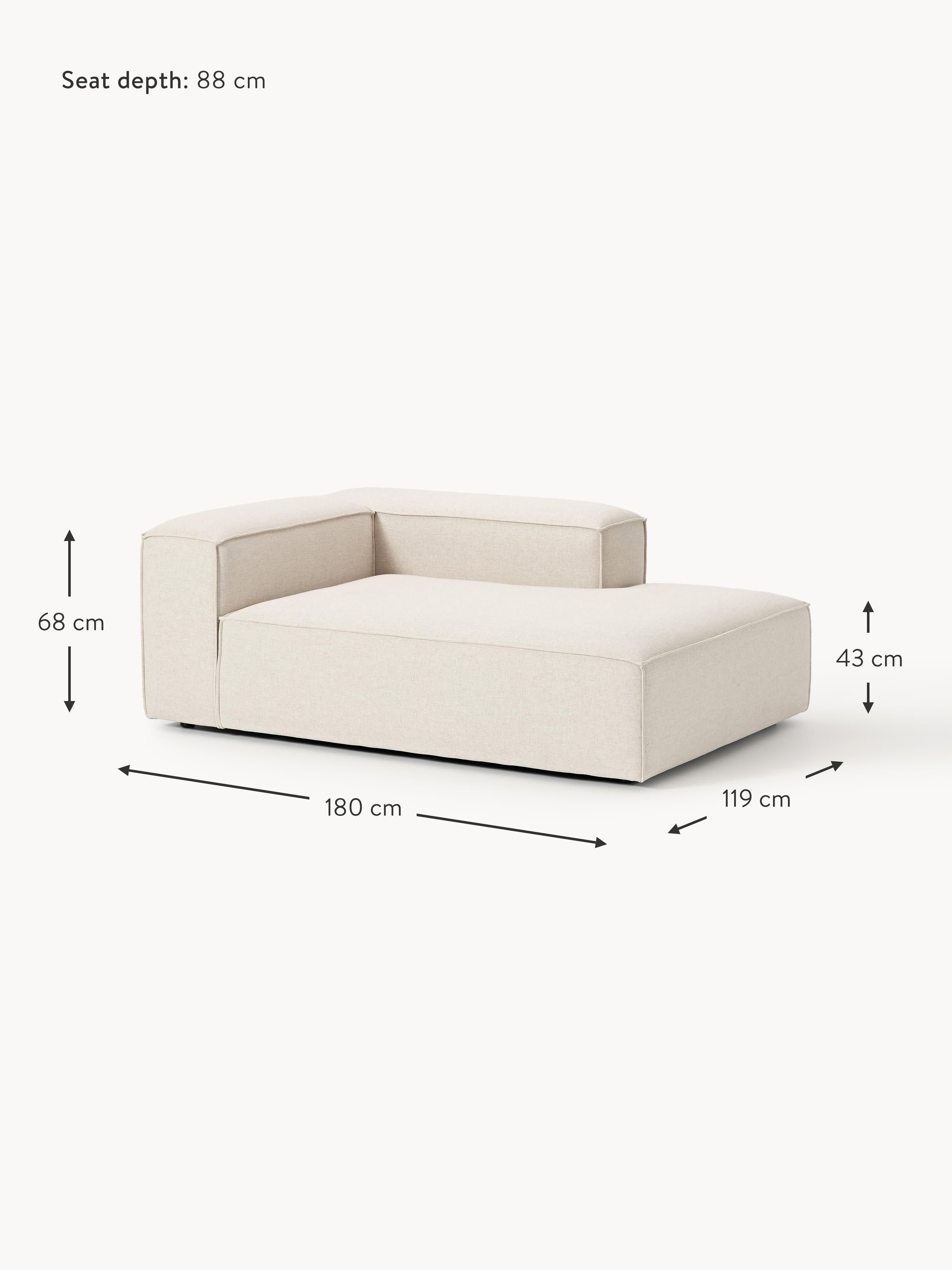 Lennon Linen Blend Corner Chaise Module