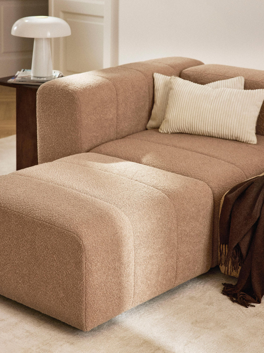 Lena Bouclé Corner Module