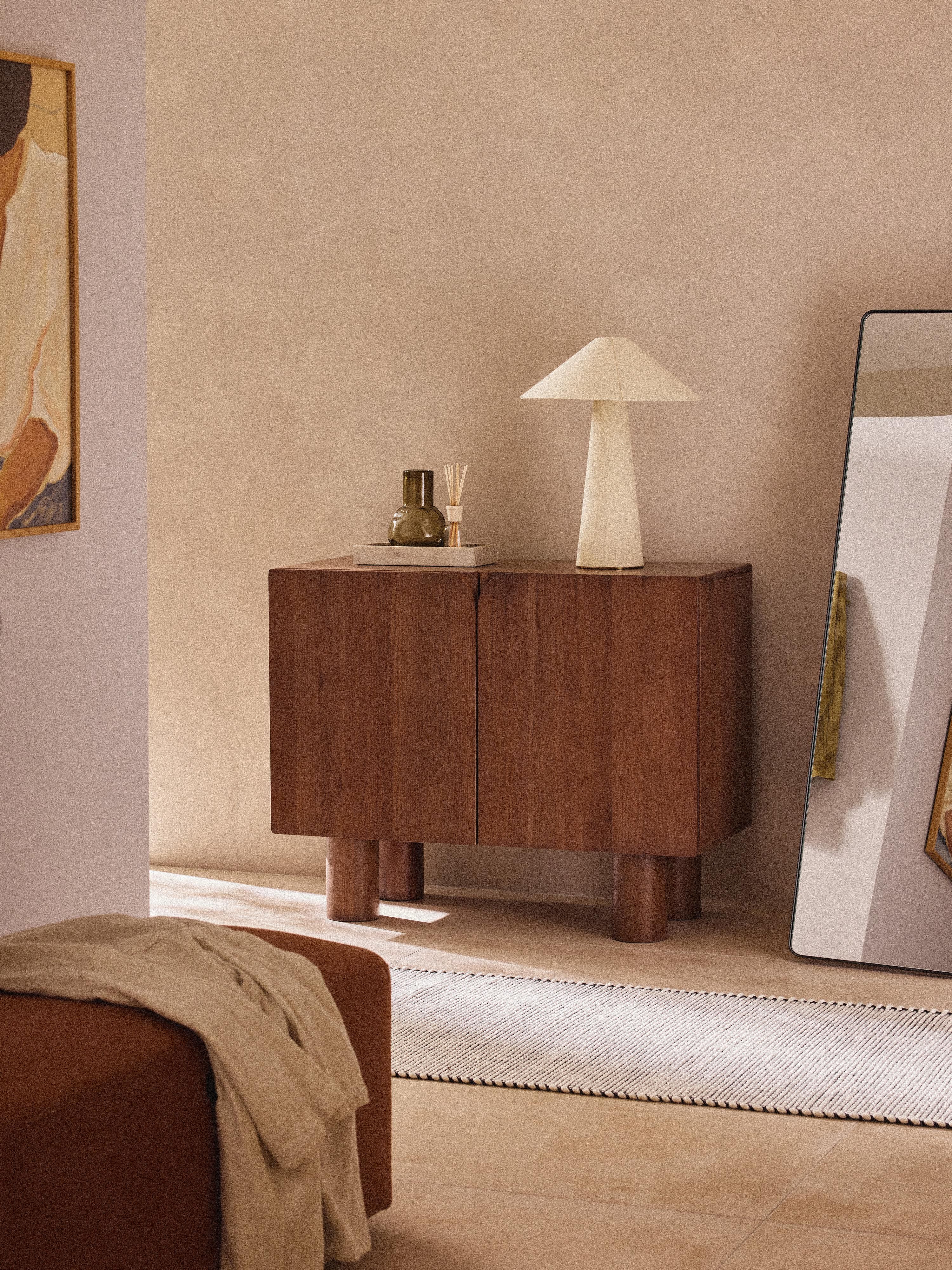 Cadi Oak Wood Sideboard