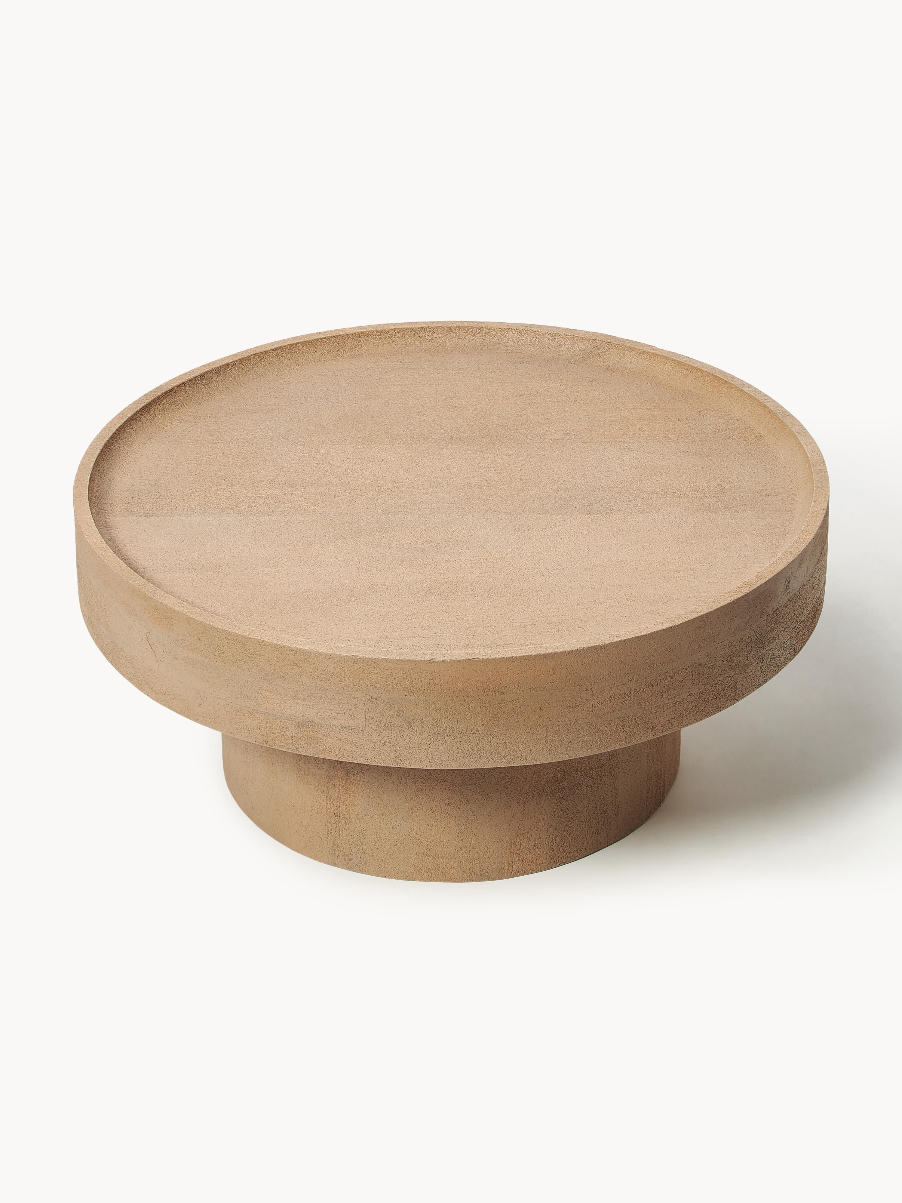 Benno Round Mango Wood Coffee Table