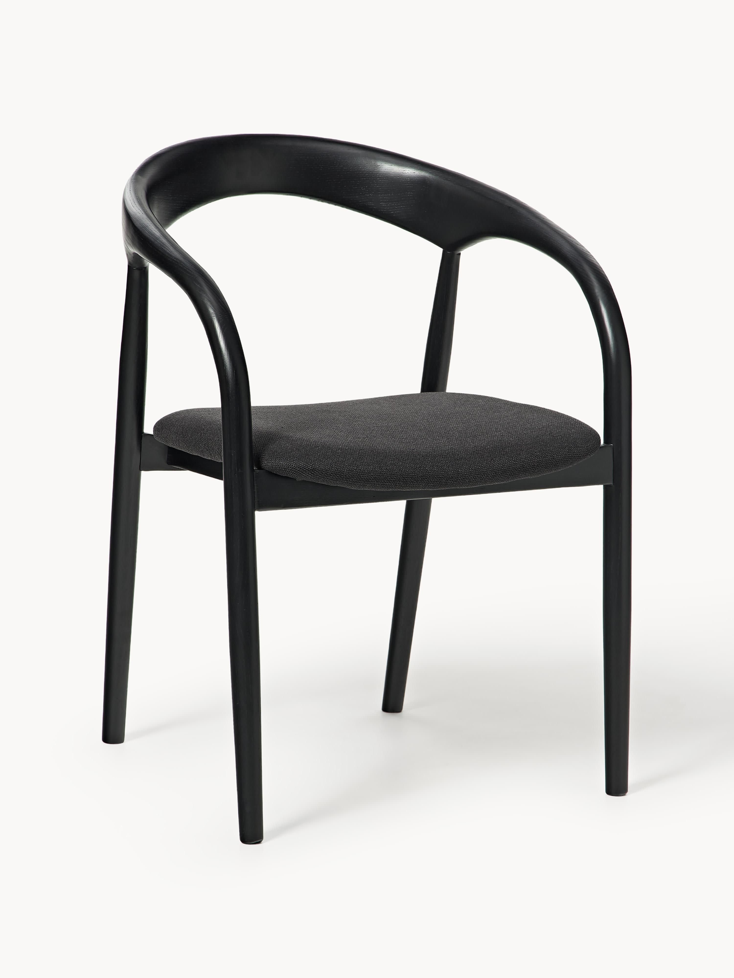 Gallery image 1 - Ash Wood Dining Chair Camille with Seat Cushion