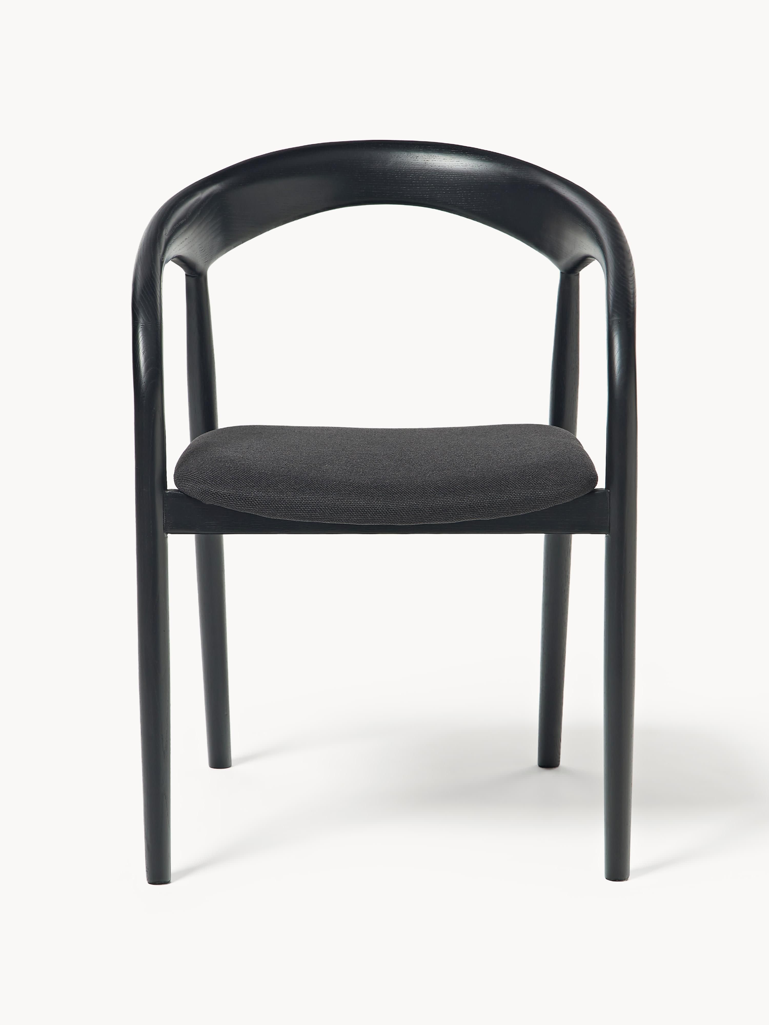 Camille Ash Wood Dining Chair with Seat Cushion