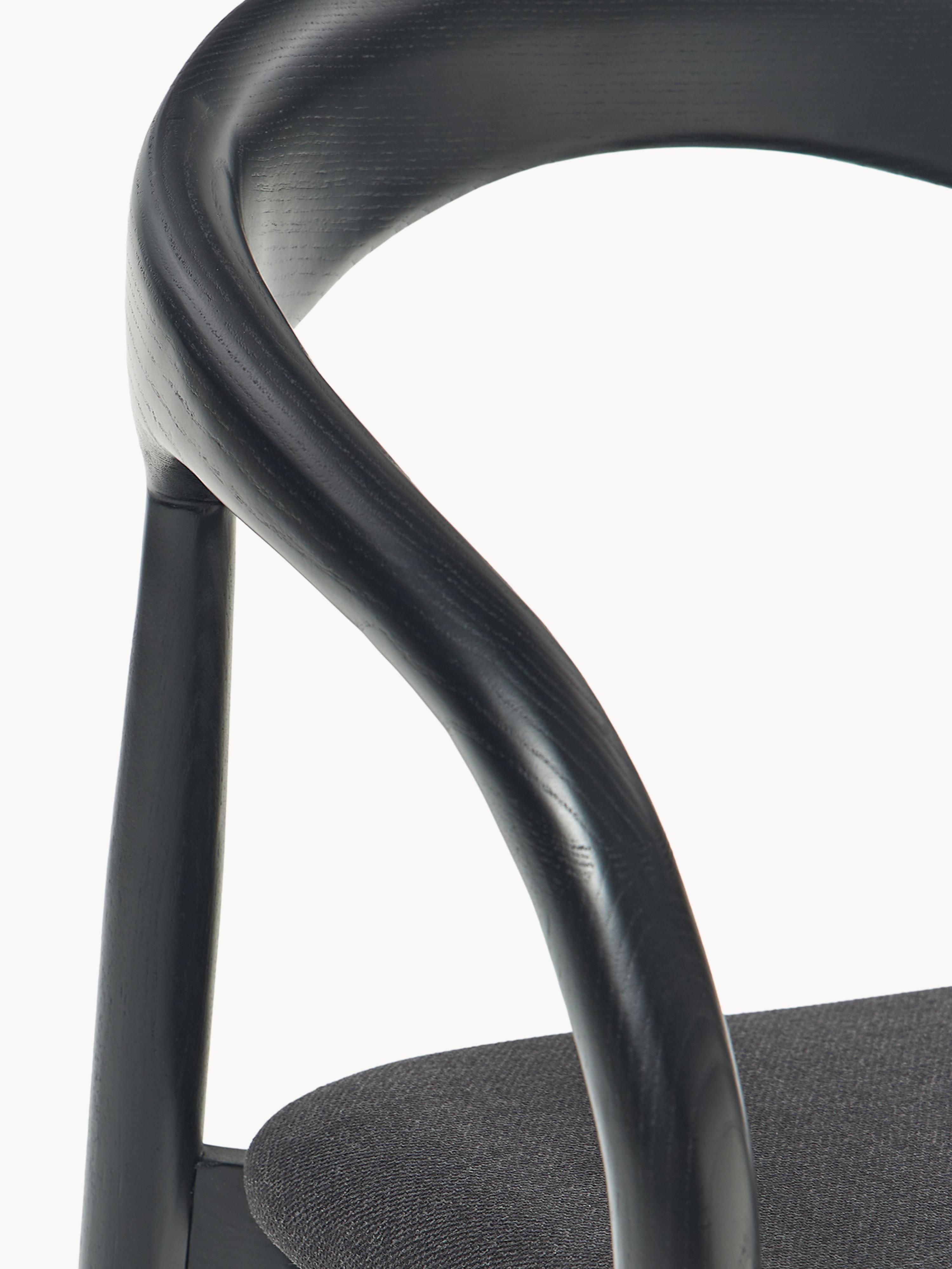 Camille Ash Wood Dining Chair with Seat Cushion