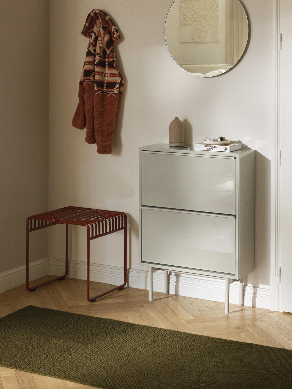 Elona Fold Out Shoe Cupboard