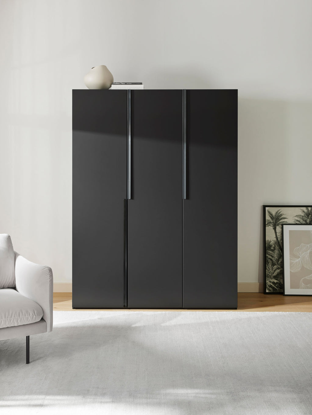 Leon Modular Hinged Door Wardrobe, 150 cm Wide, in various sizes