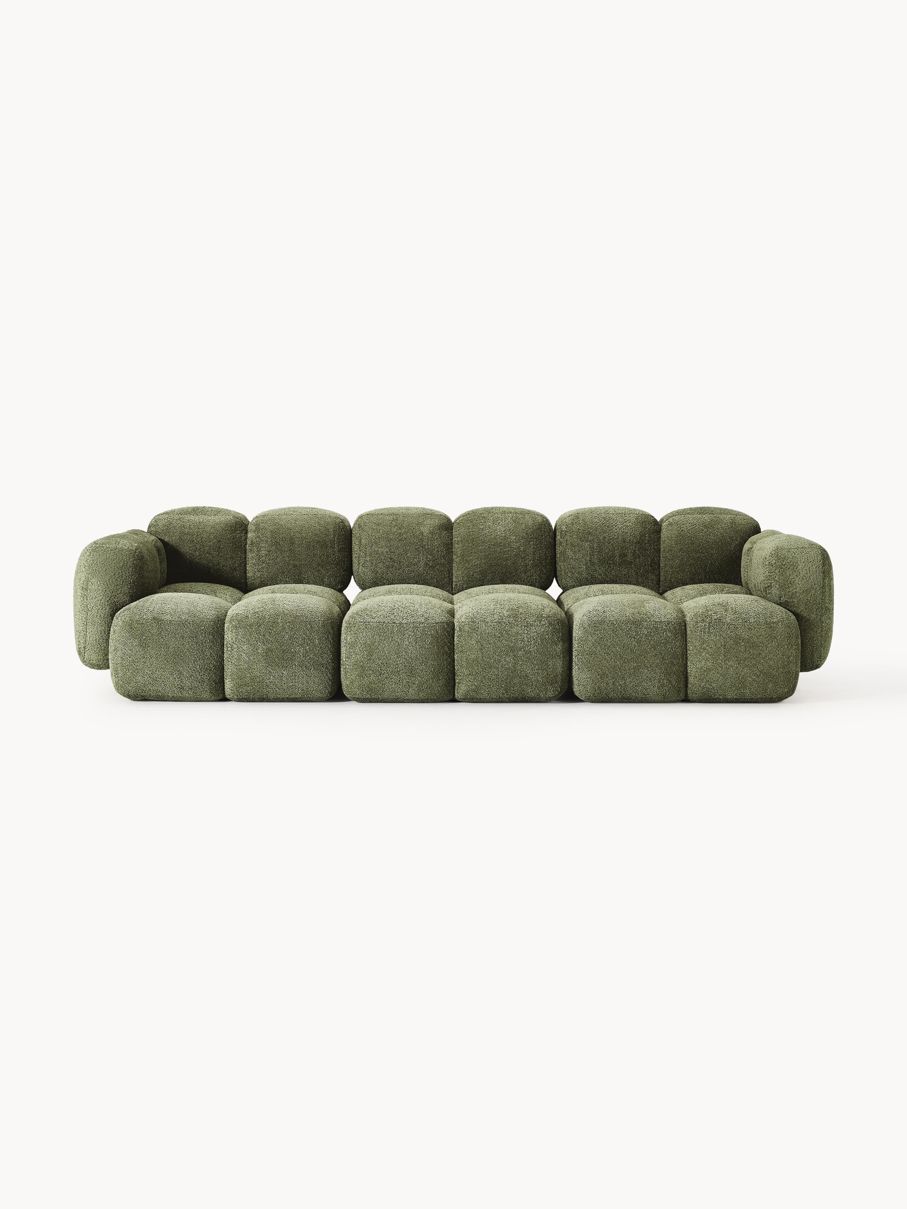 Gallery image 1 - Modular Teddy-Bouclé Sofa Tayla (4-seater)