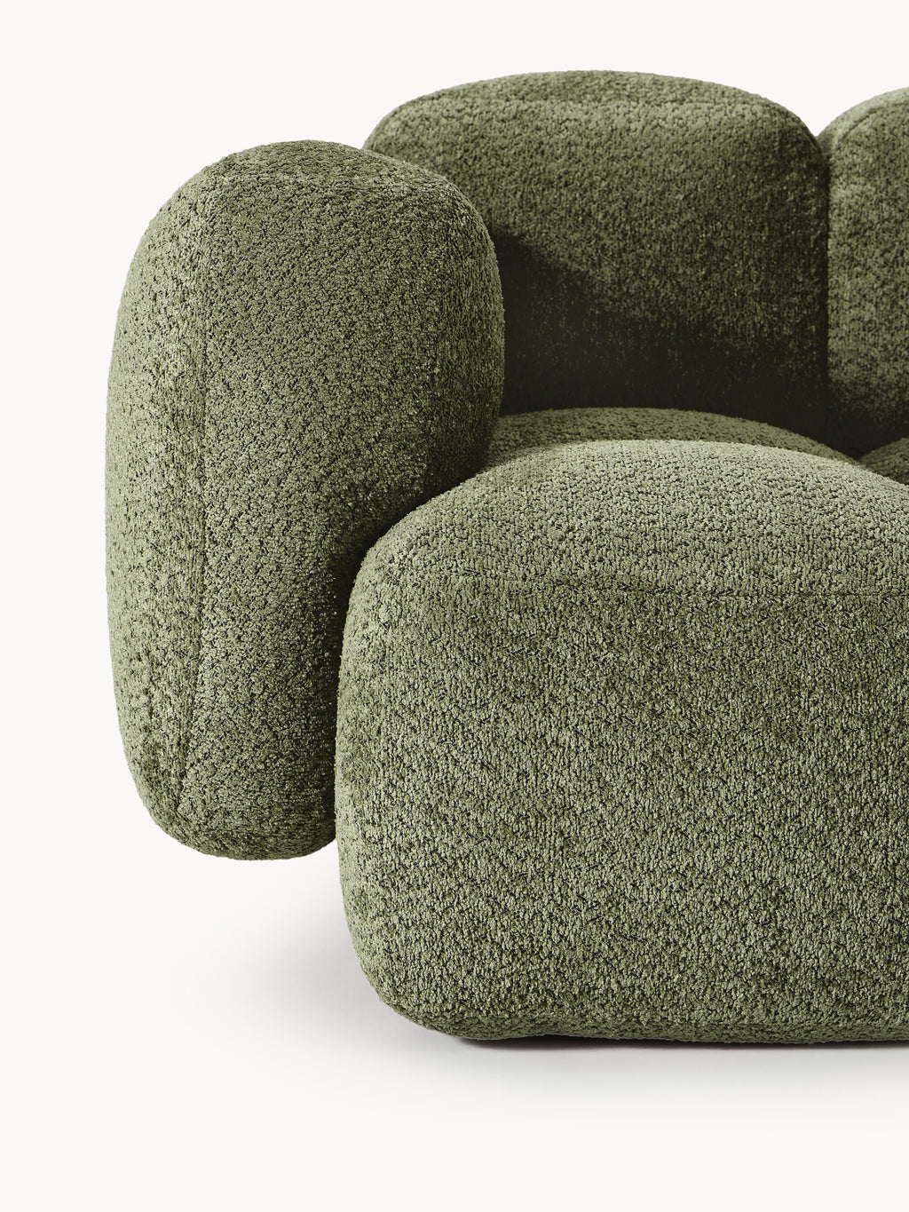 Tayla Modular Teddy-Bouclé Sofa (4-seater)