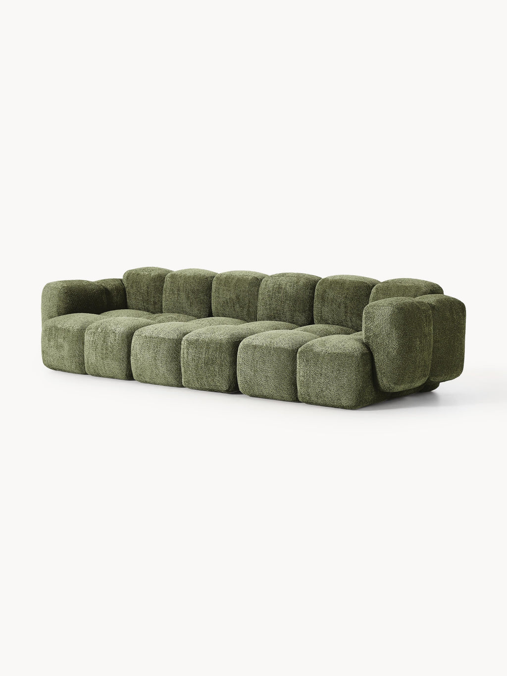 Tayla Modular Teddy-Bouclé Sofa (4-seater)