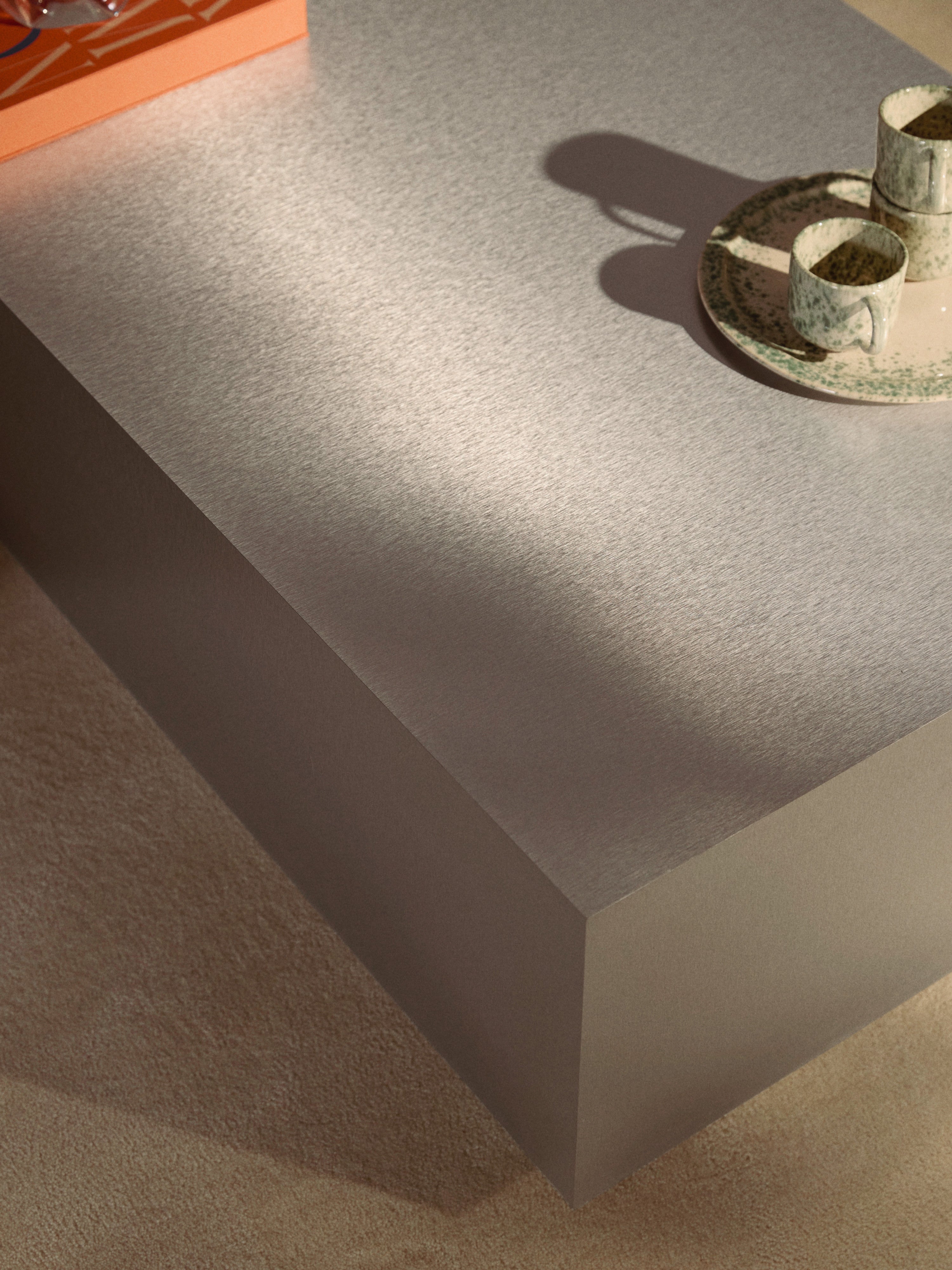 Lesley Metal Effect Coffee Table