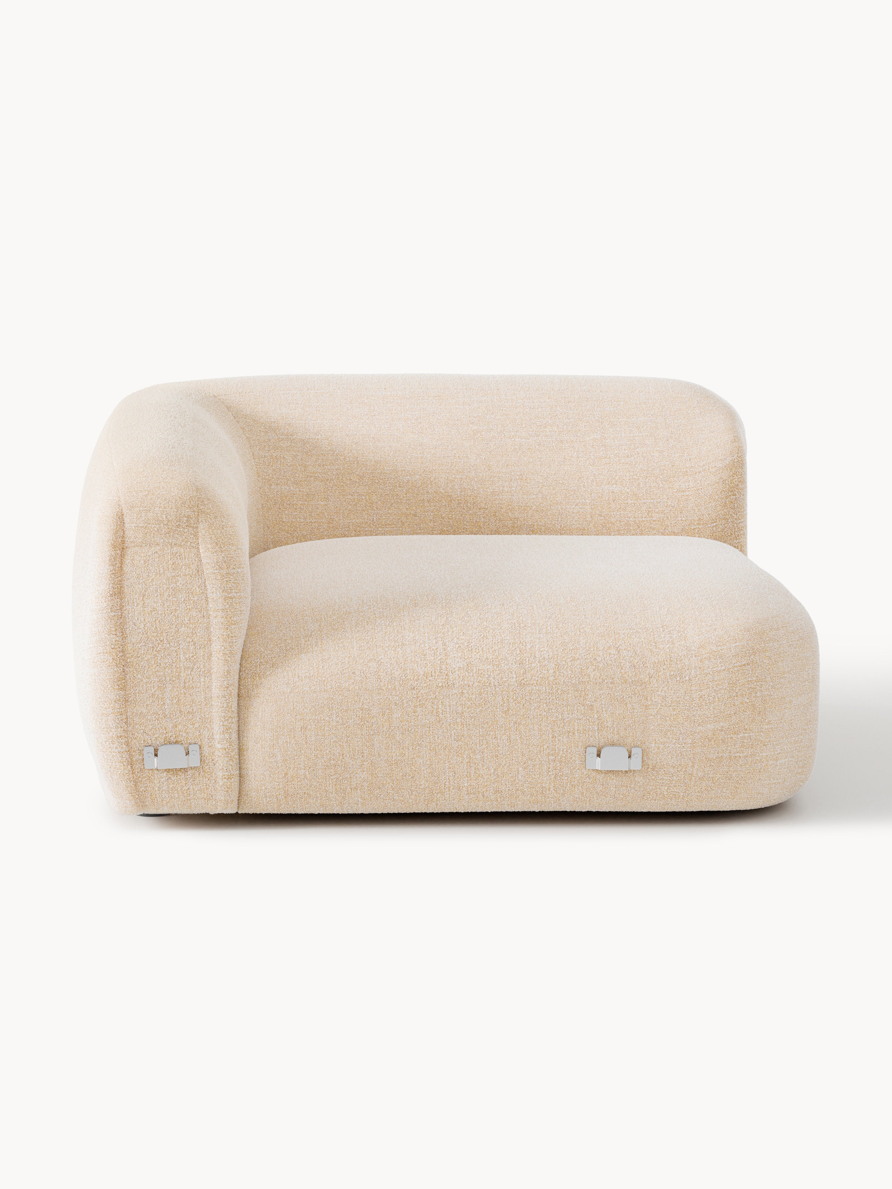 Wolke Round Bouclé Corner Module