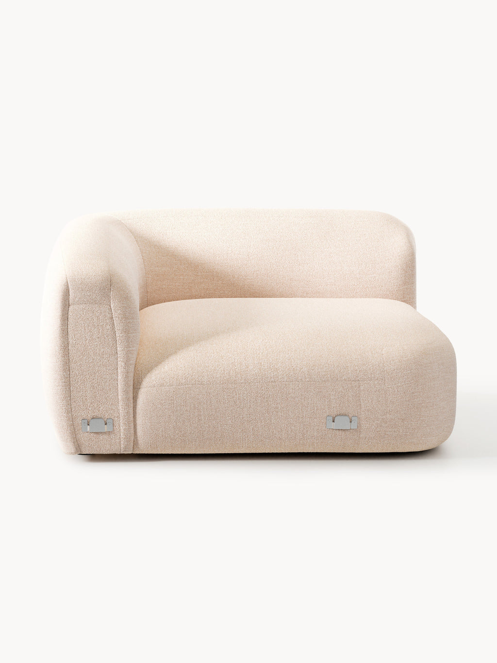 Wolke Round Bouclé Corner Module
