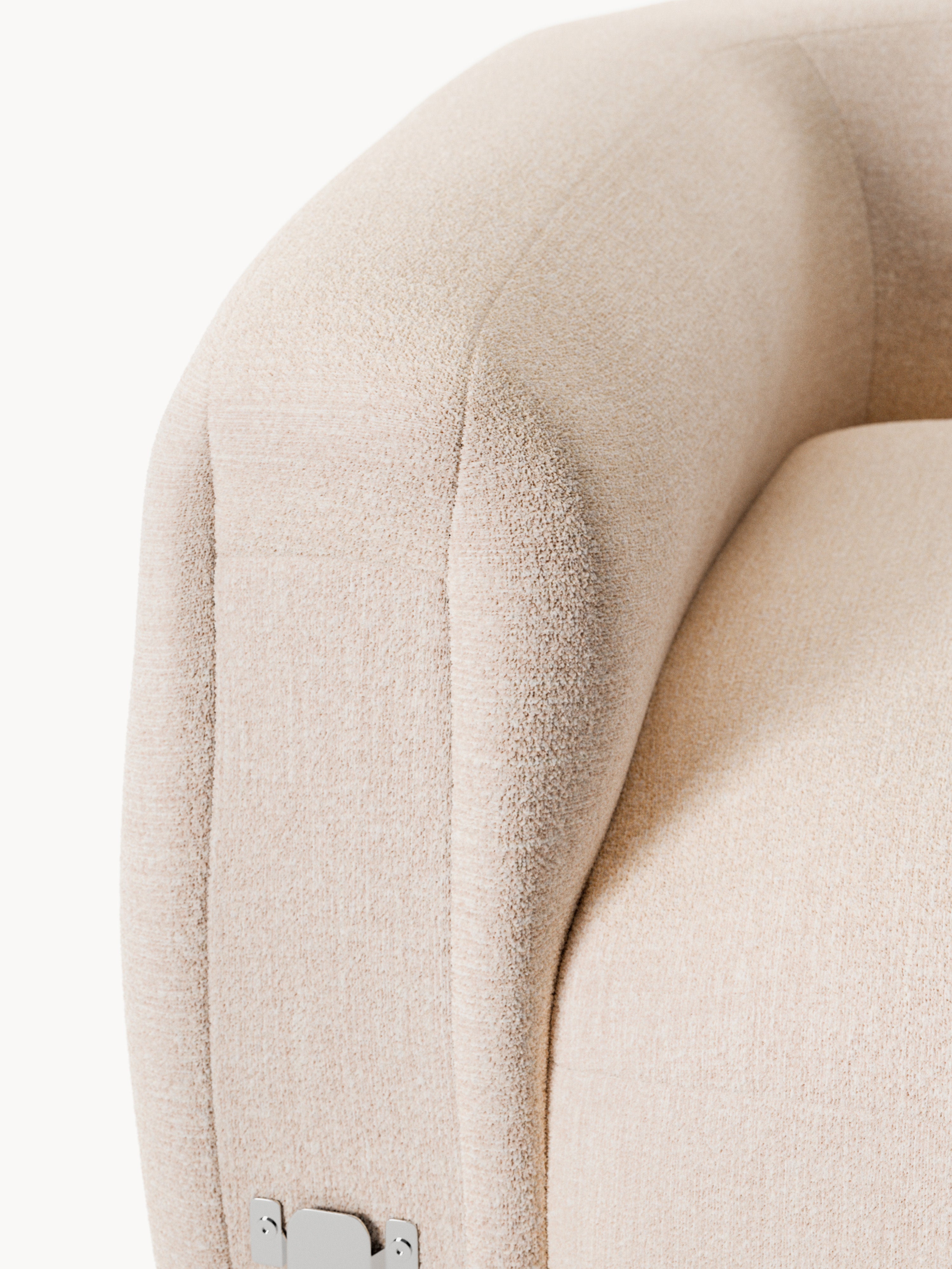 Wolke Round Bouclé Corner Module