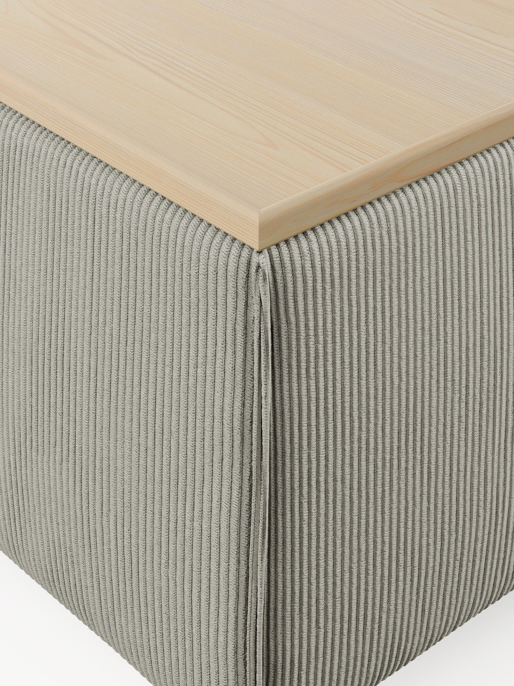 Lennon Corduroy Ottoman with Storage
