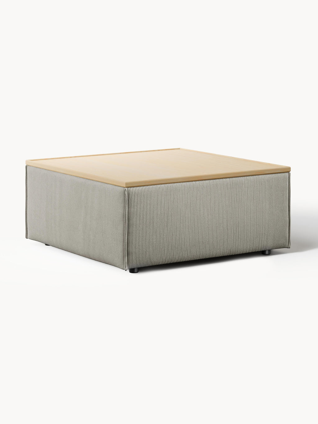 Lennon Corduroy Ottoman with Storage