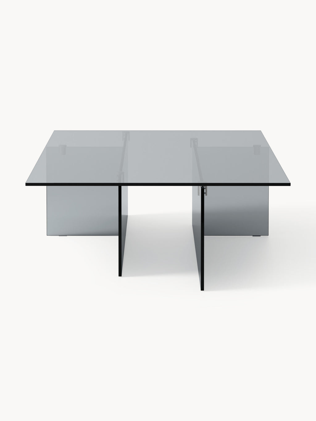 Anouk Large Glass Coffee Table, W 160 cm