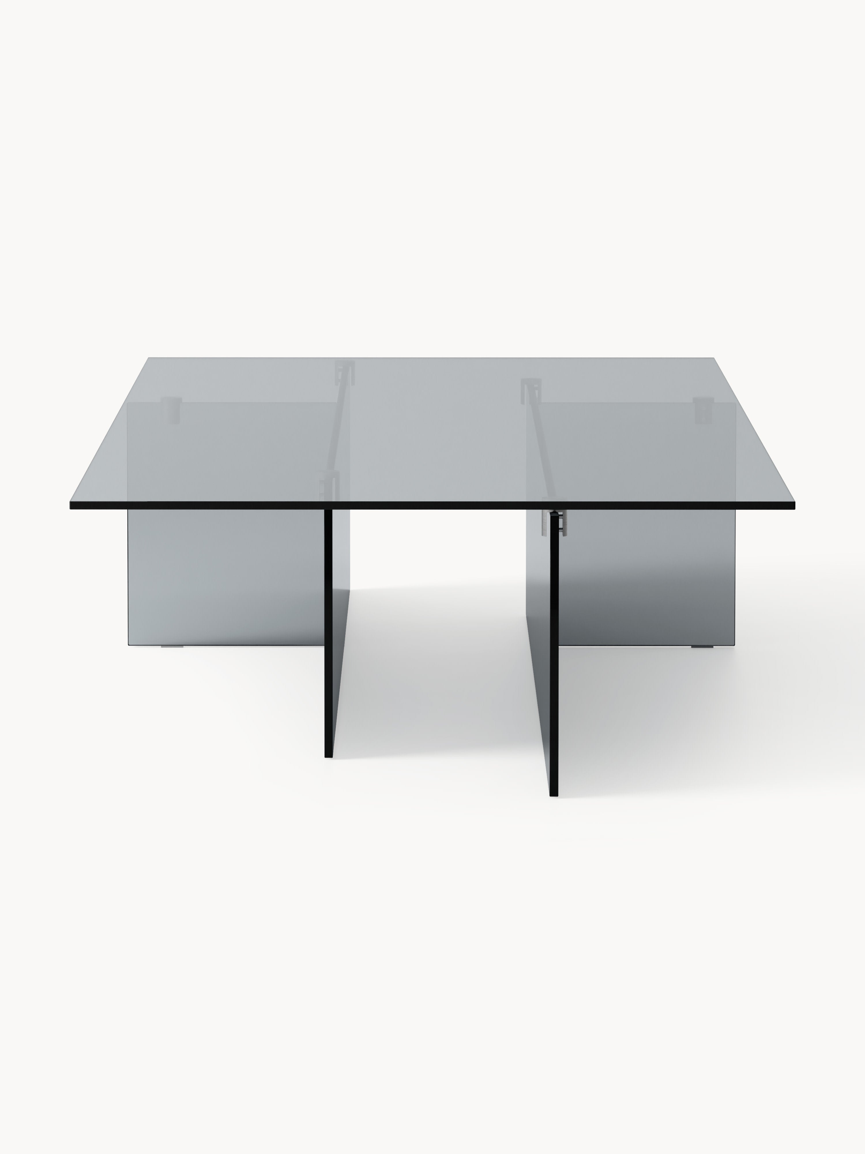 Anouk Large Glass Coffee Table, W 160 cm