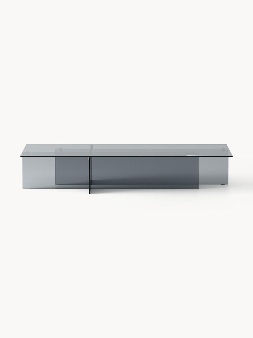 Anouk Large Glass Coffee Table, W 160 cm