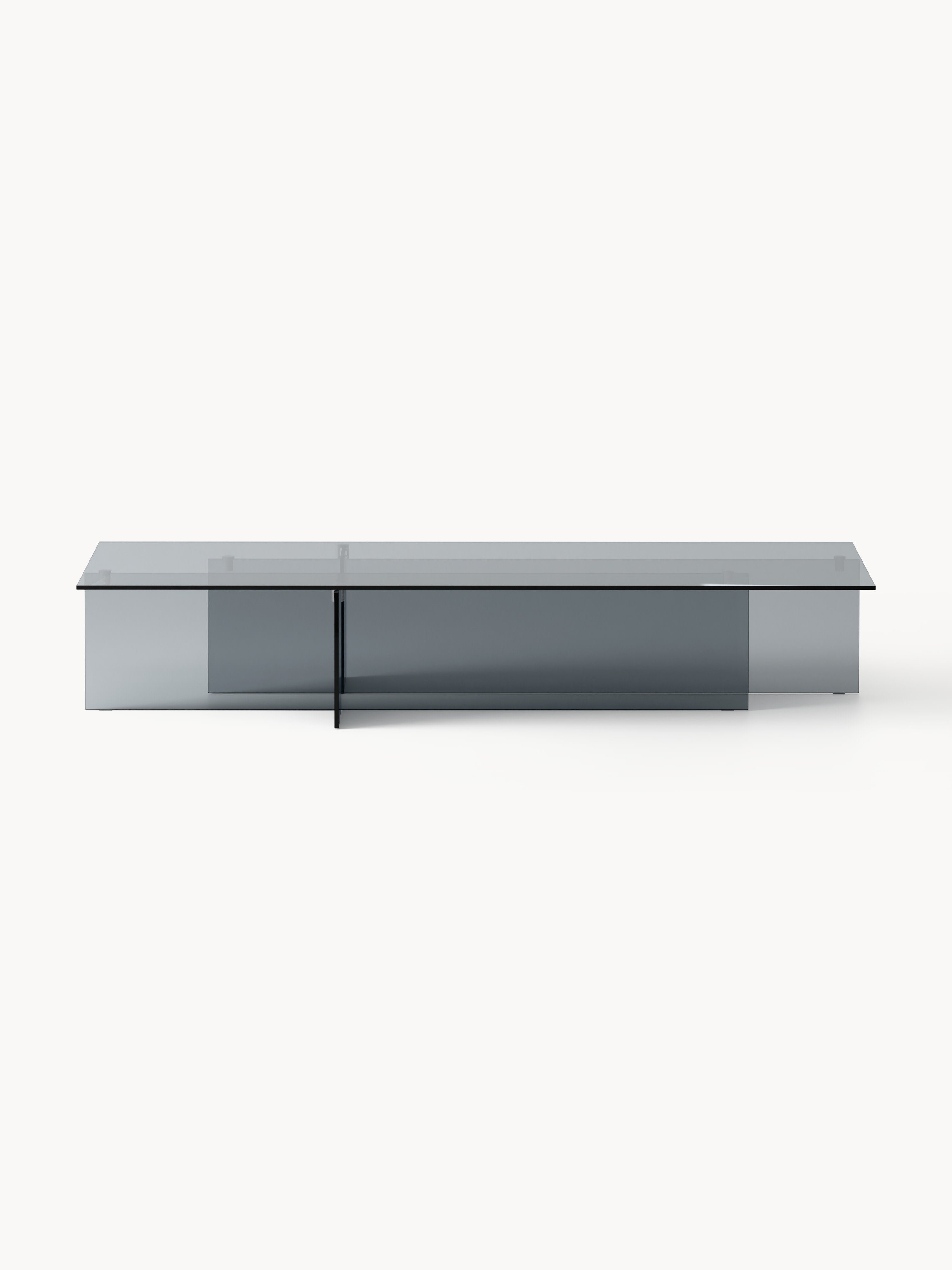 Anouk Large Glass Coffee Table, W 160 cm