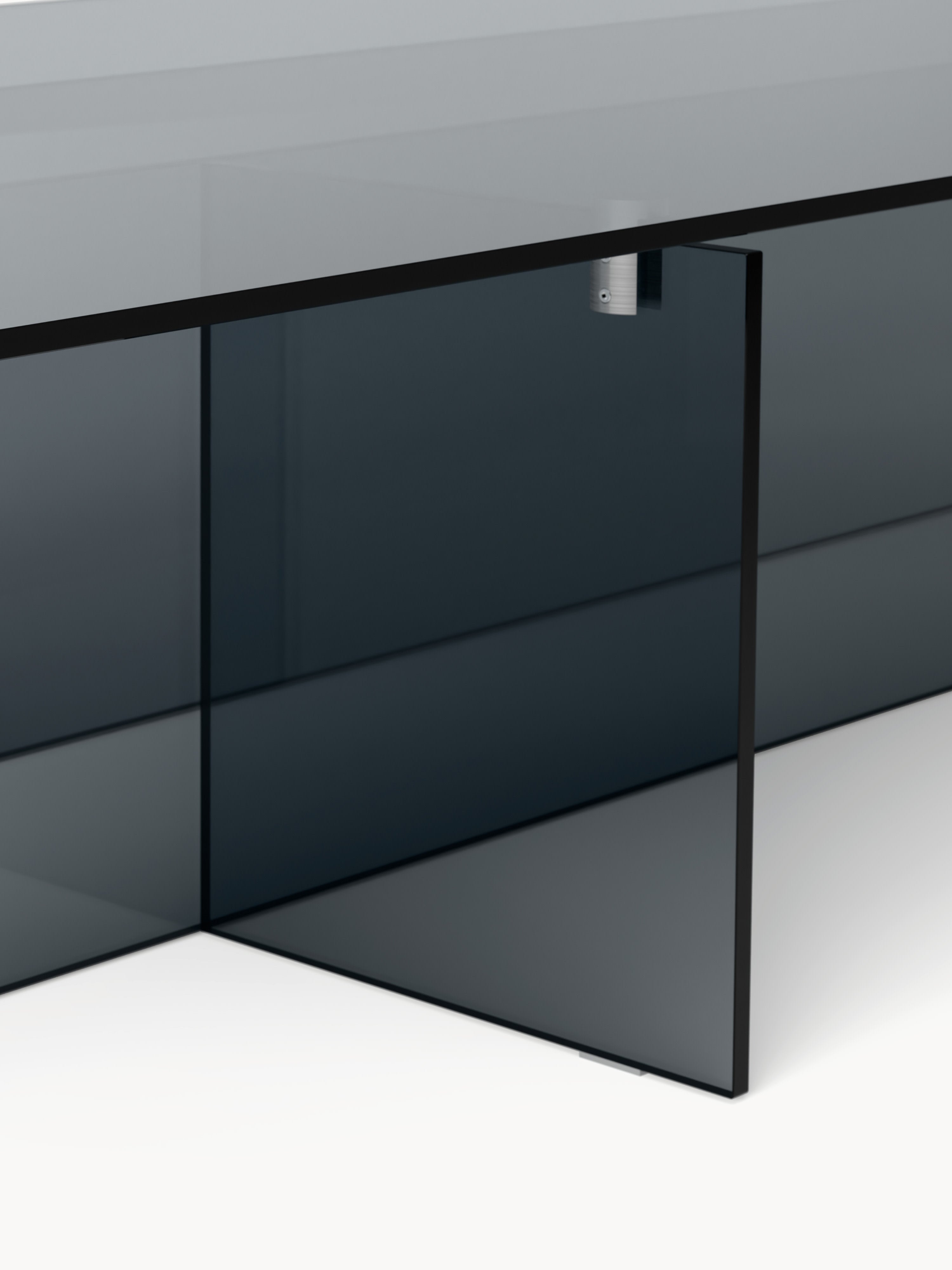 Anouk Large Glass Coffee Table, W 160 cm