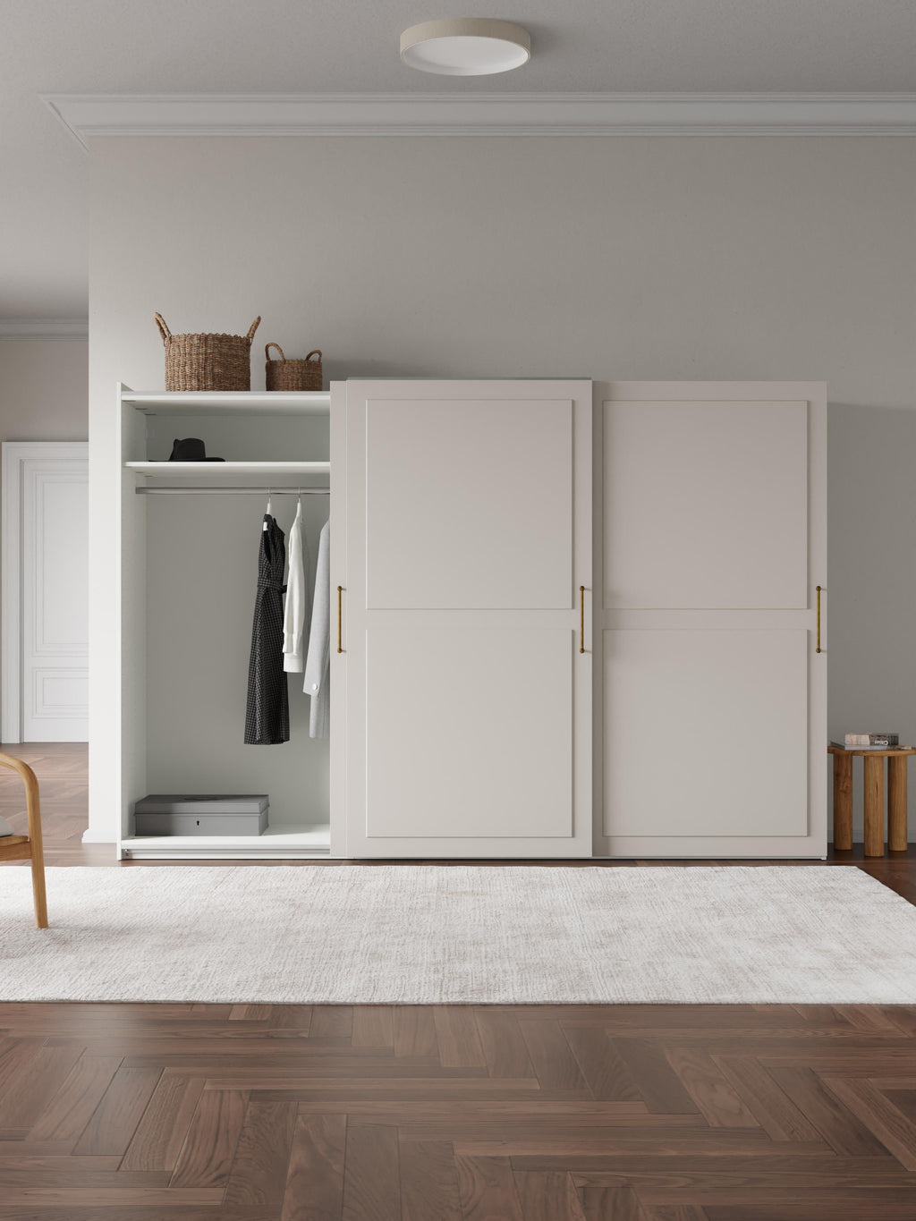 Charlotte Modular Sliding Door Wardrobe, 300 cm Wide, in various sizes