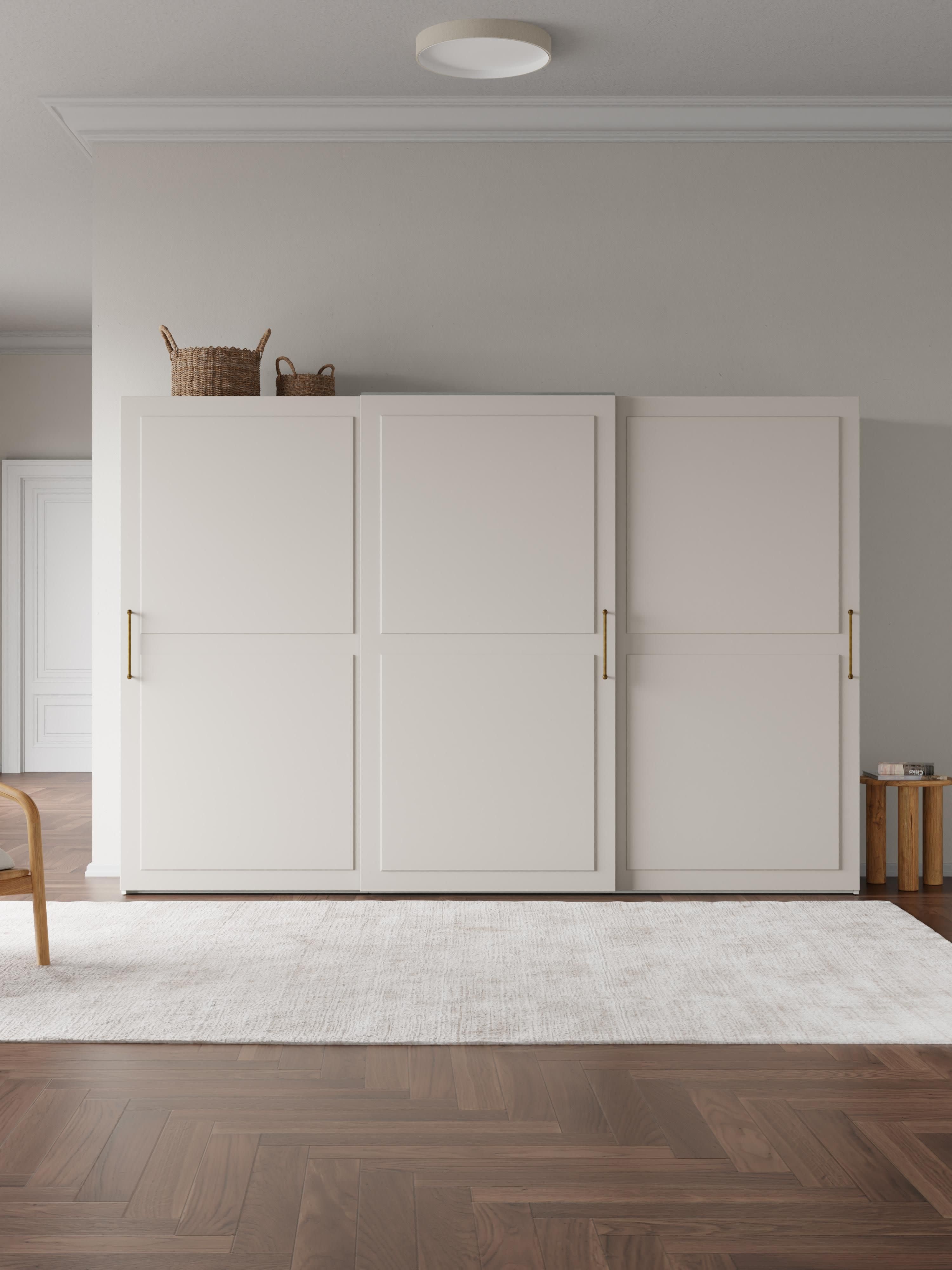 Charlotte Modular Sliding Door Wardrobe, 300 cm Wide, in various sizes