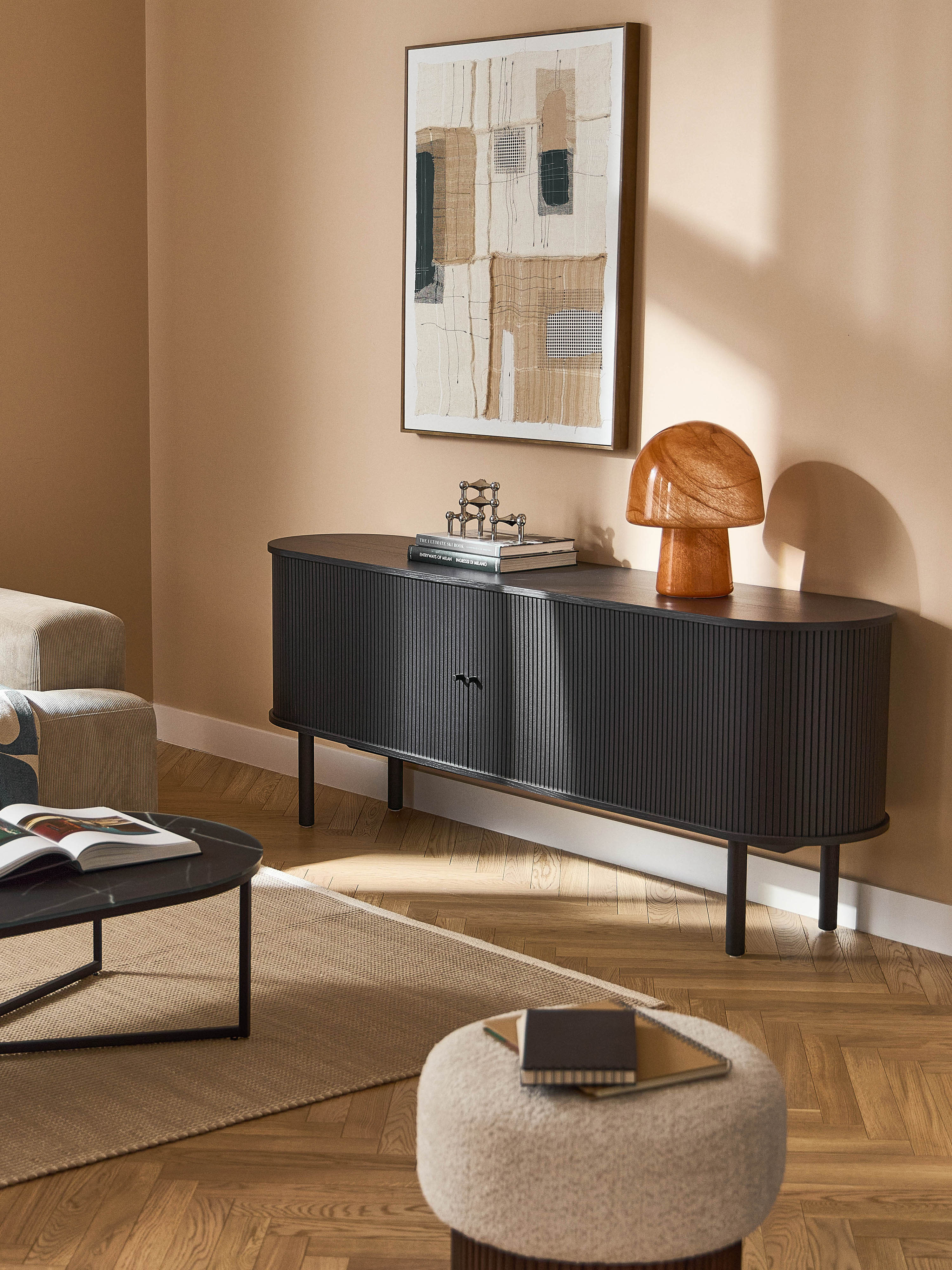 Calary XL Sideboard with Fluted Front
