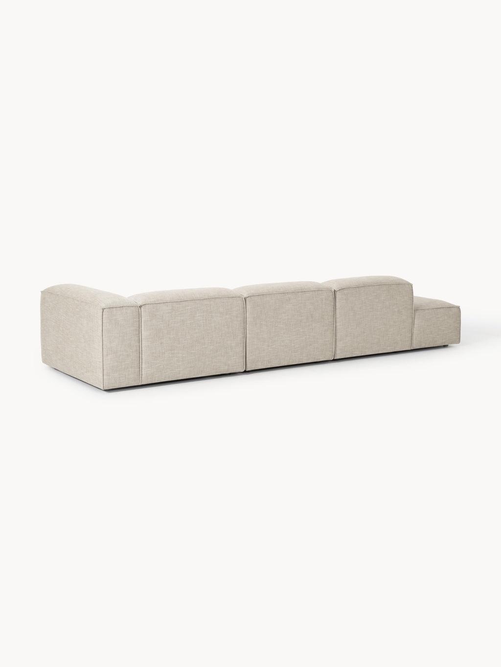 Lennon XL Linen Blend Modular Ottoman